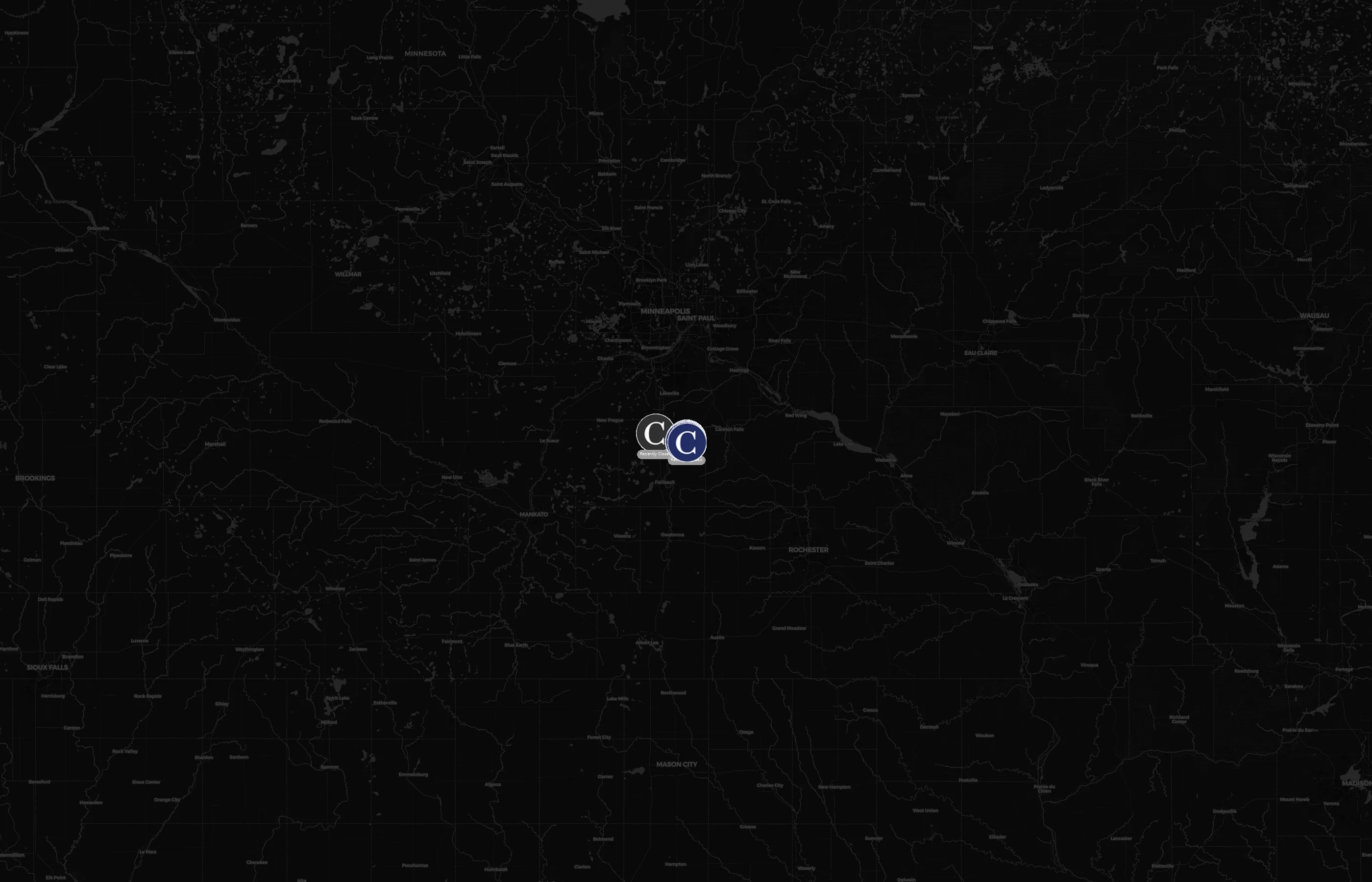 Carleton College city distribution