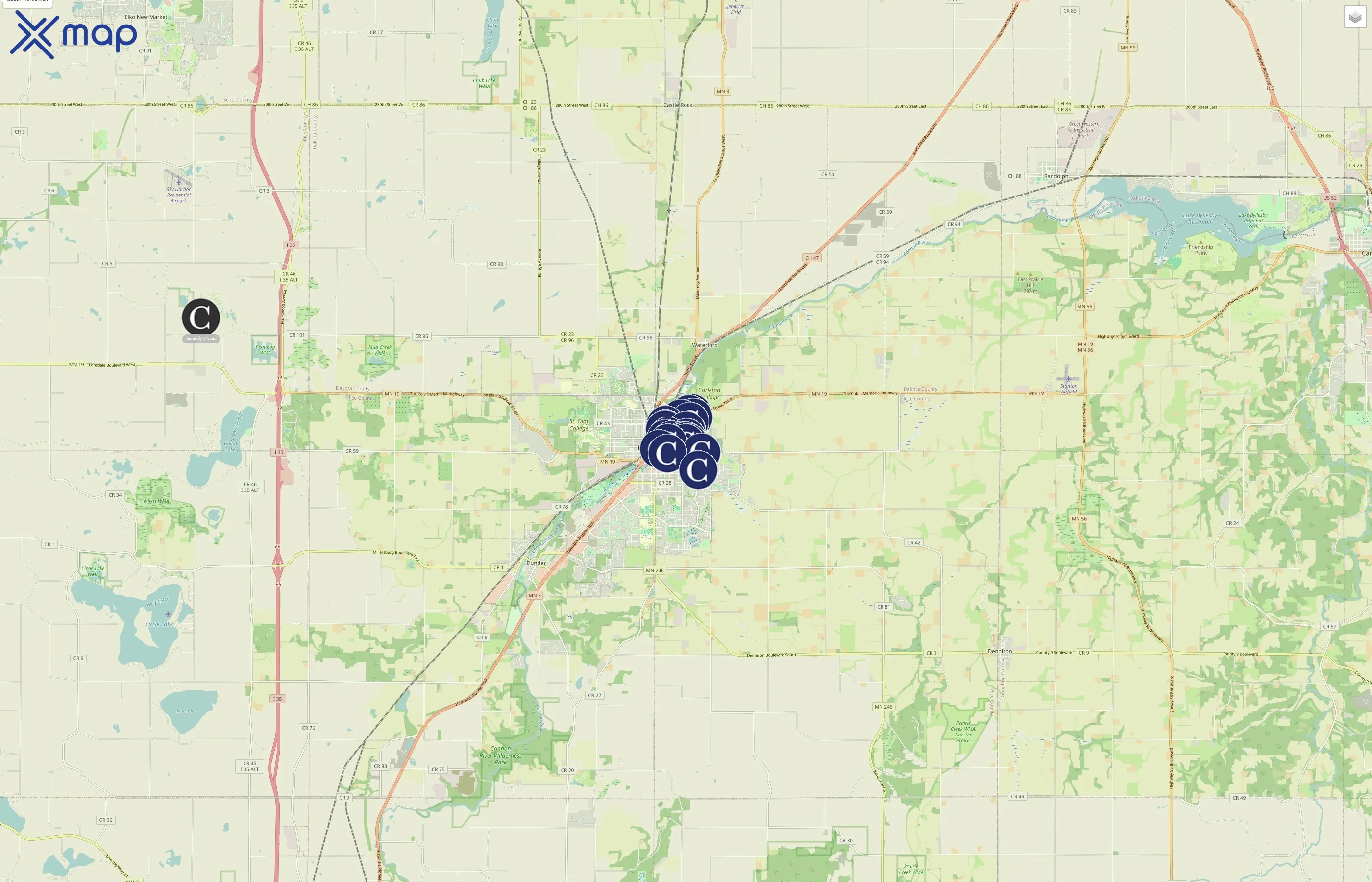 Carleton College traffic data