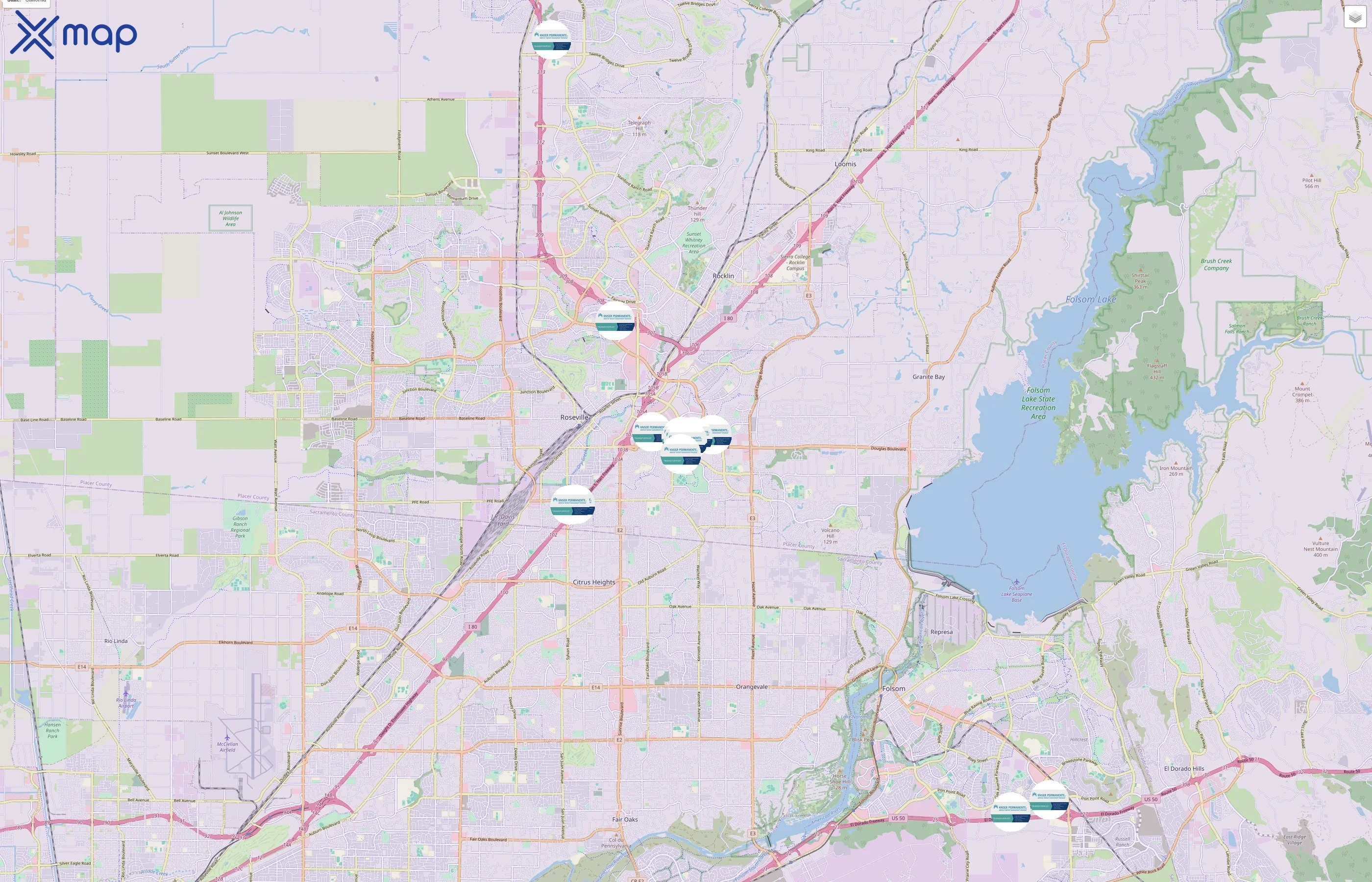 Kaiser Permanente traffic data