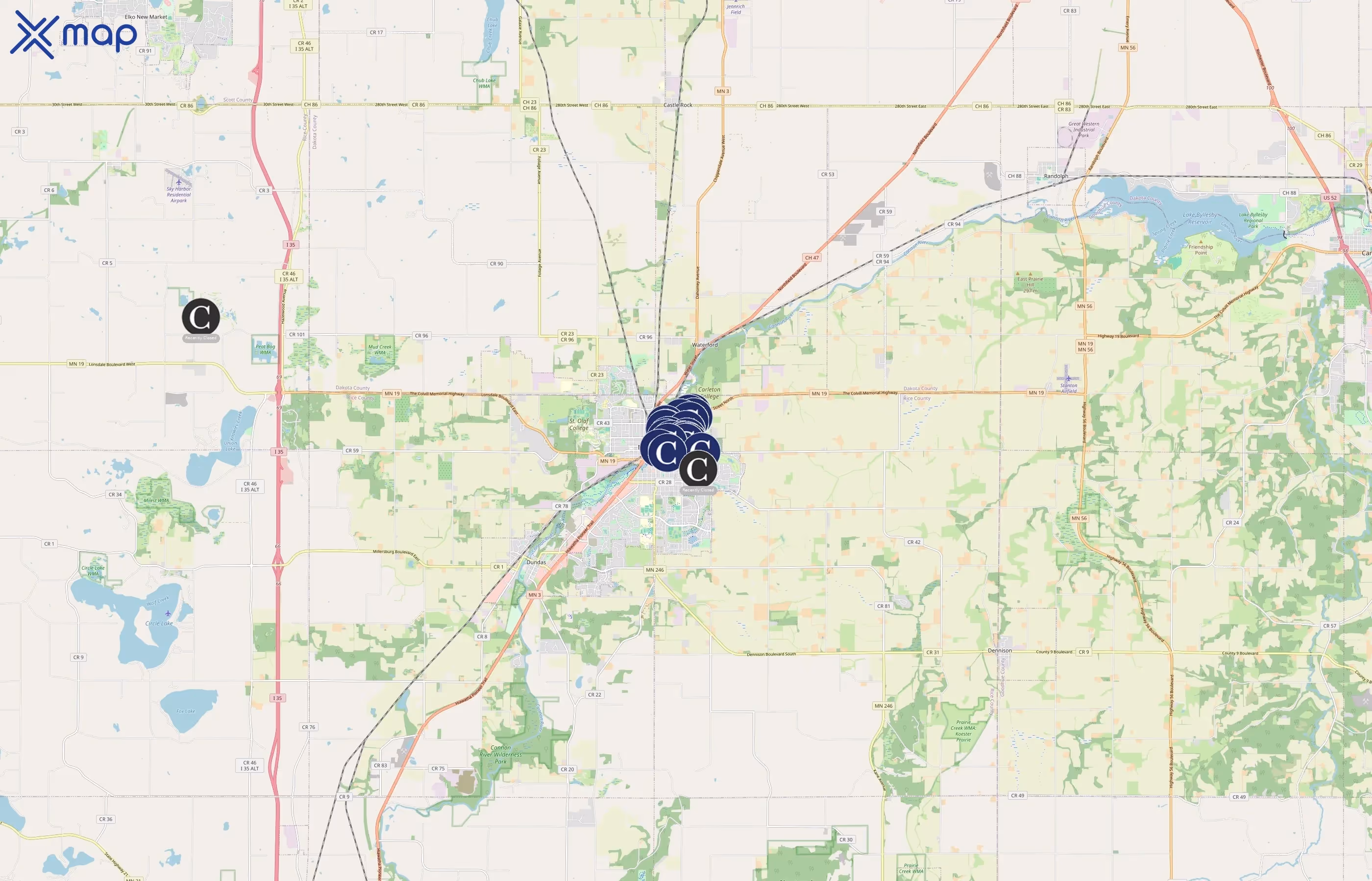 Carleton College area coverage