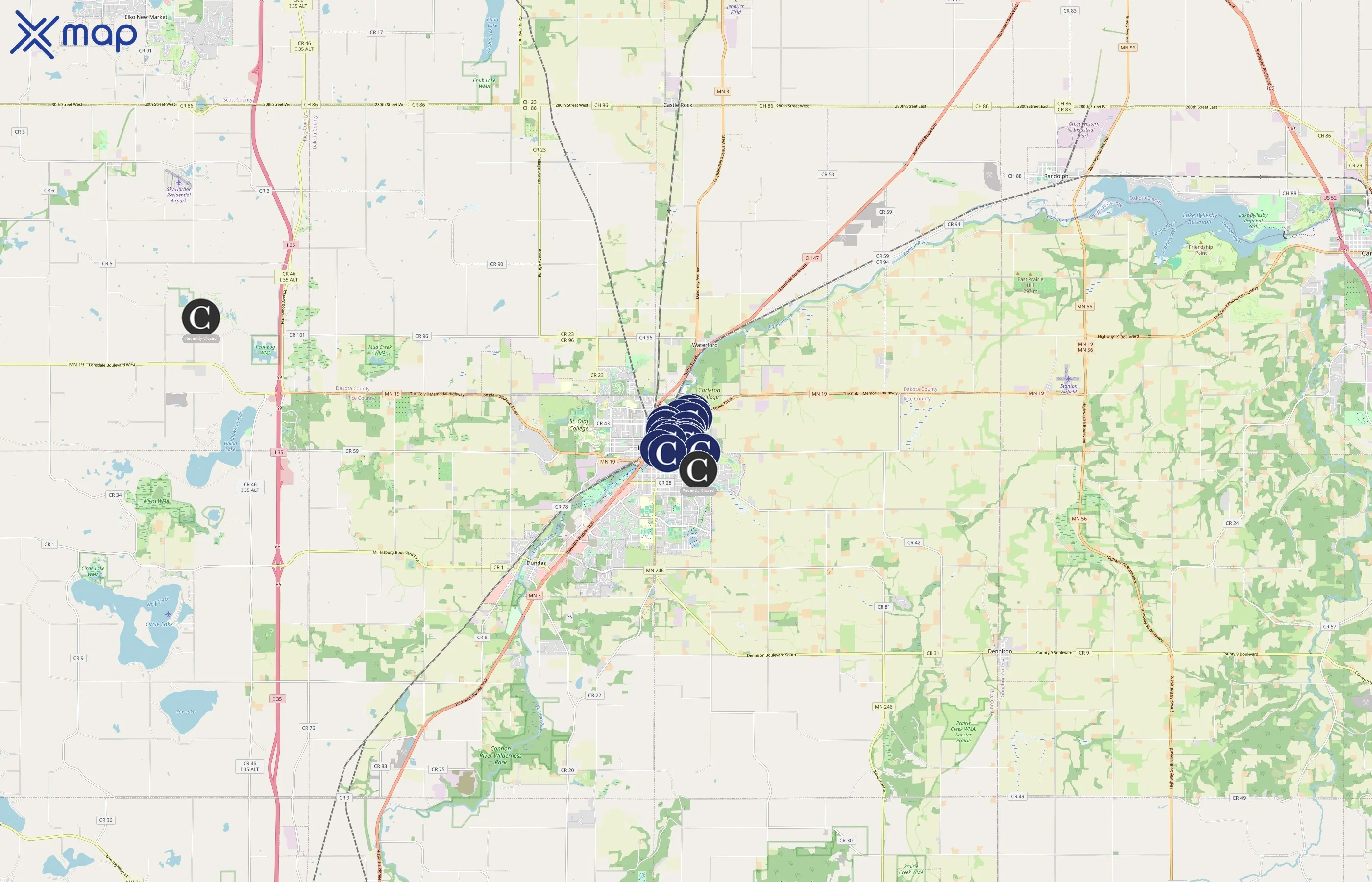 Carleton College area coverage