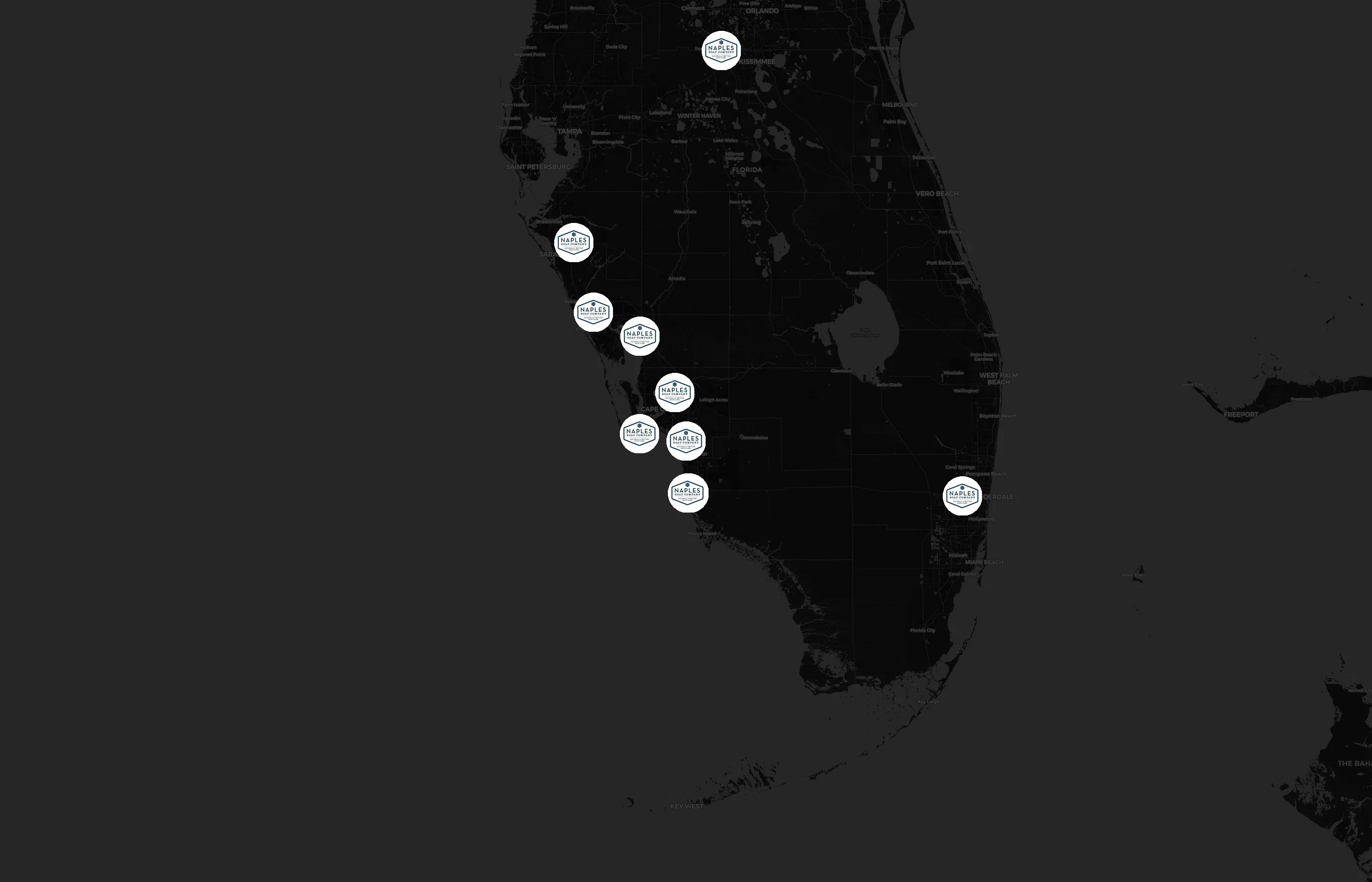 Naples Soap Company city distribution