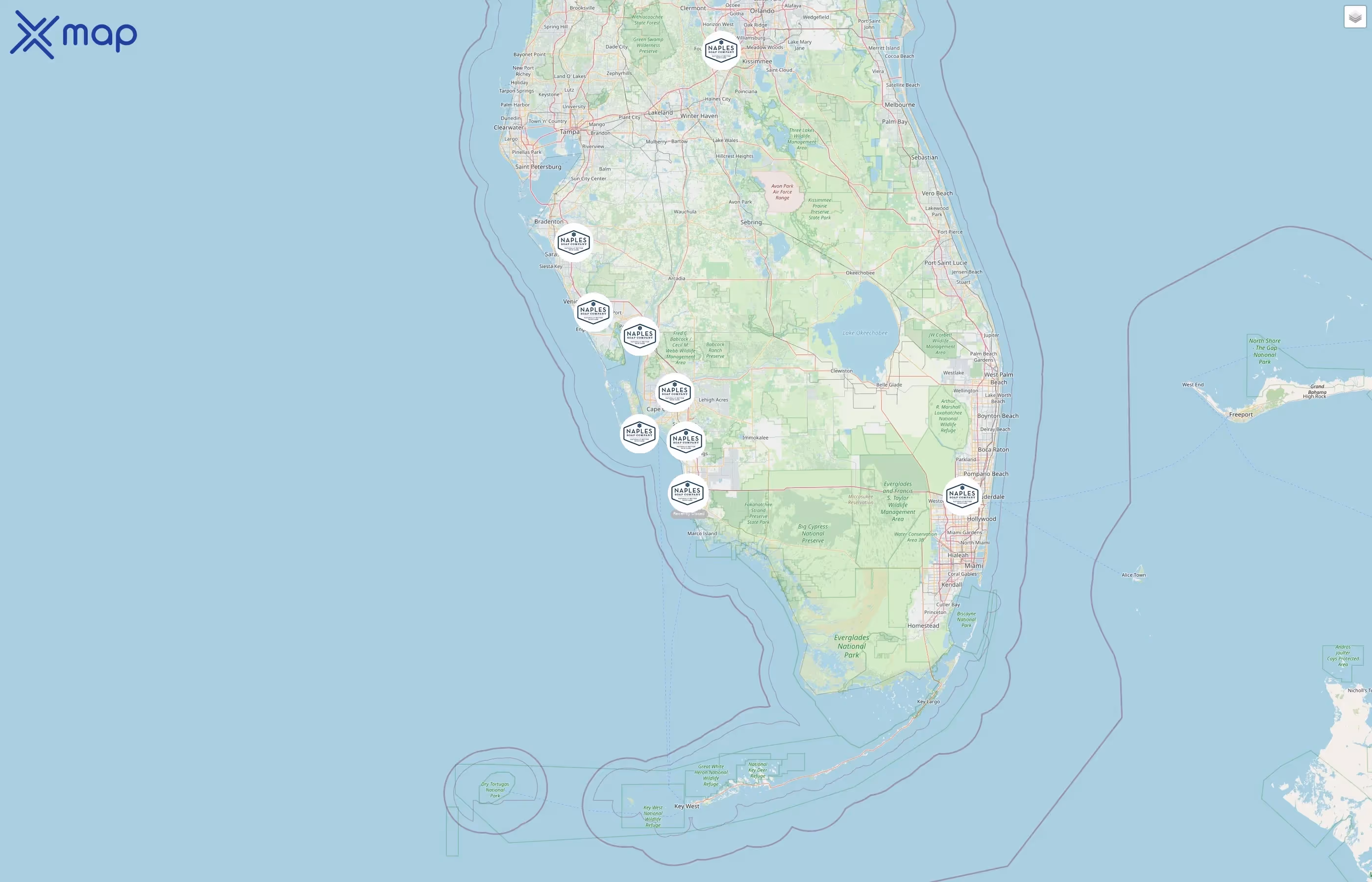 Naples Soap Company street hotspots
