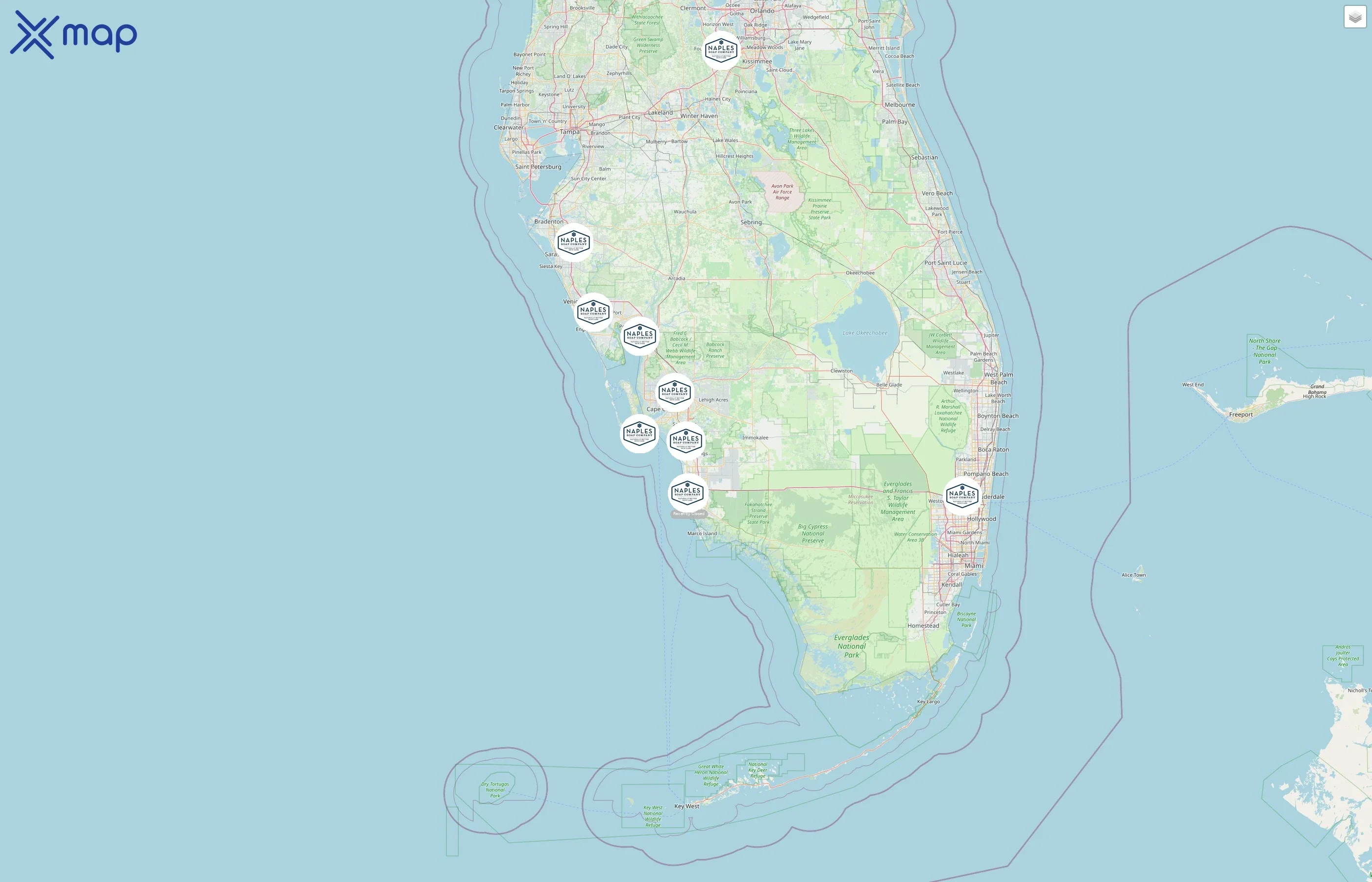 Naples Soap Company street hotspots