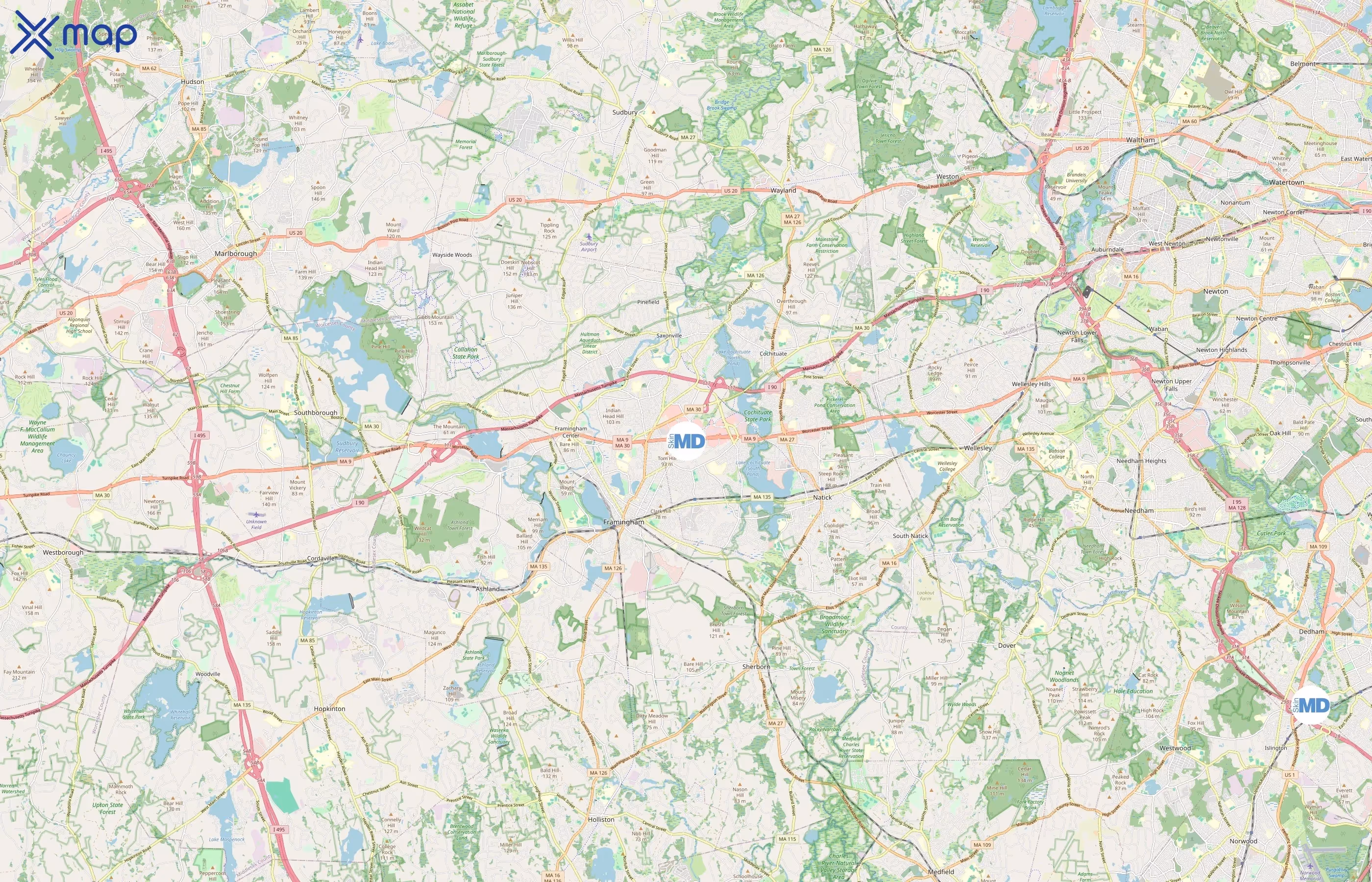 SkinMD area coverage