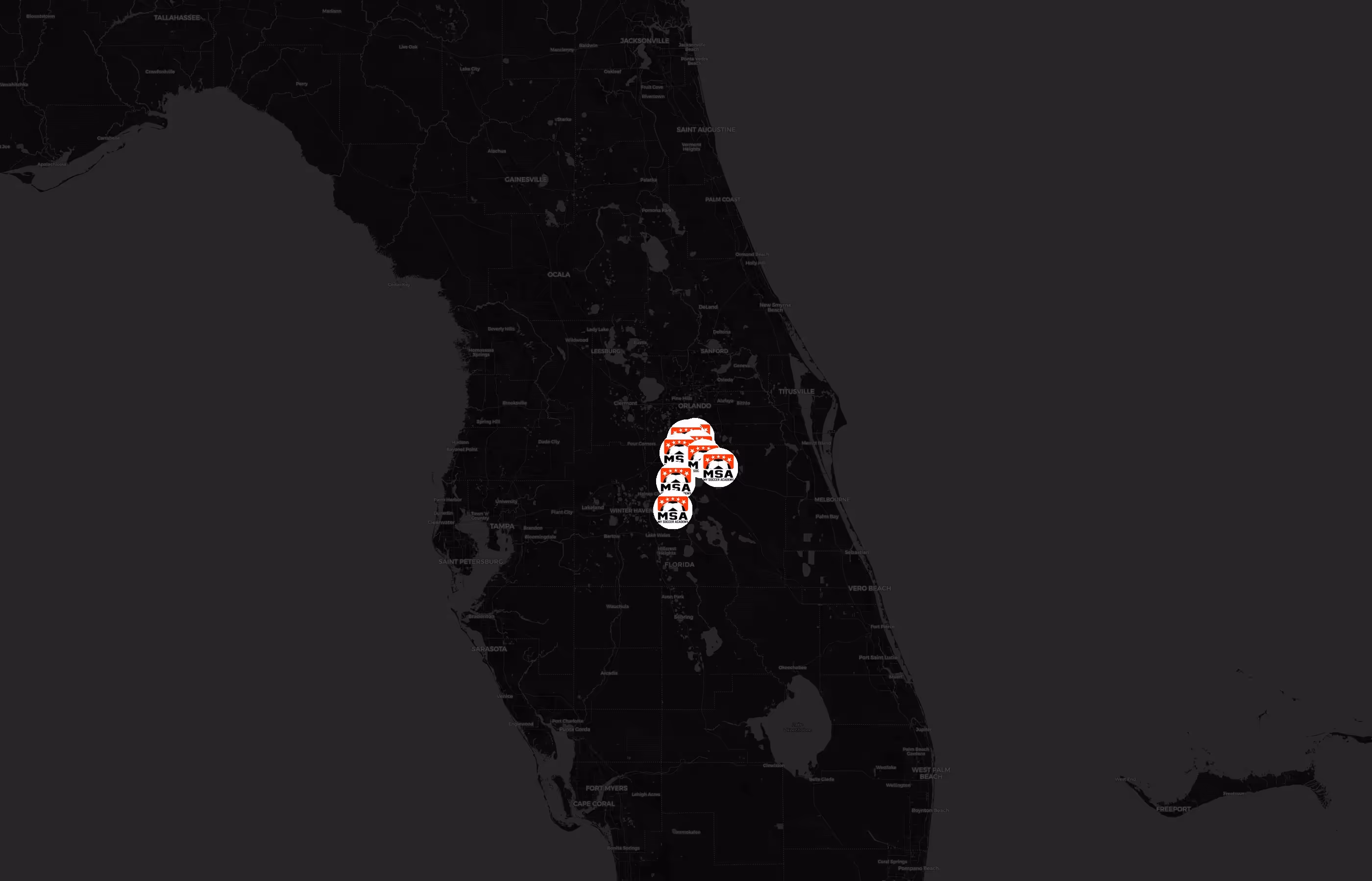 My Soccer Academy city distribution