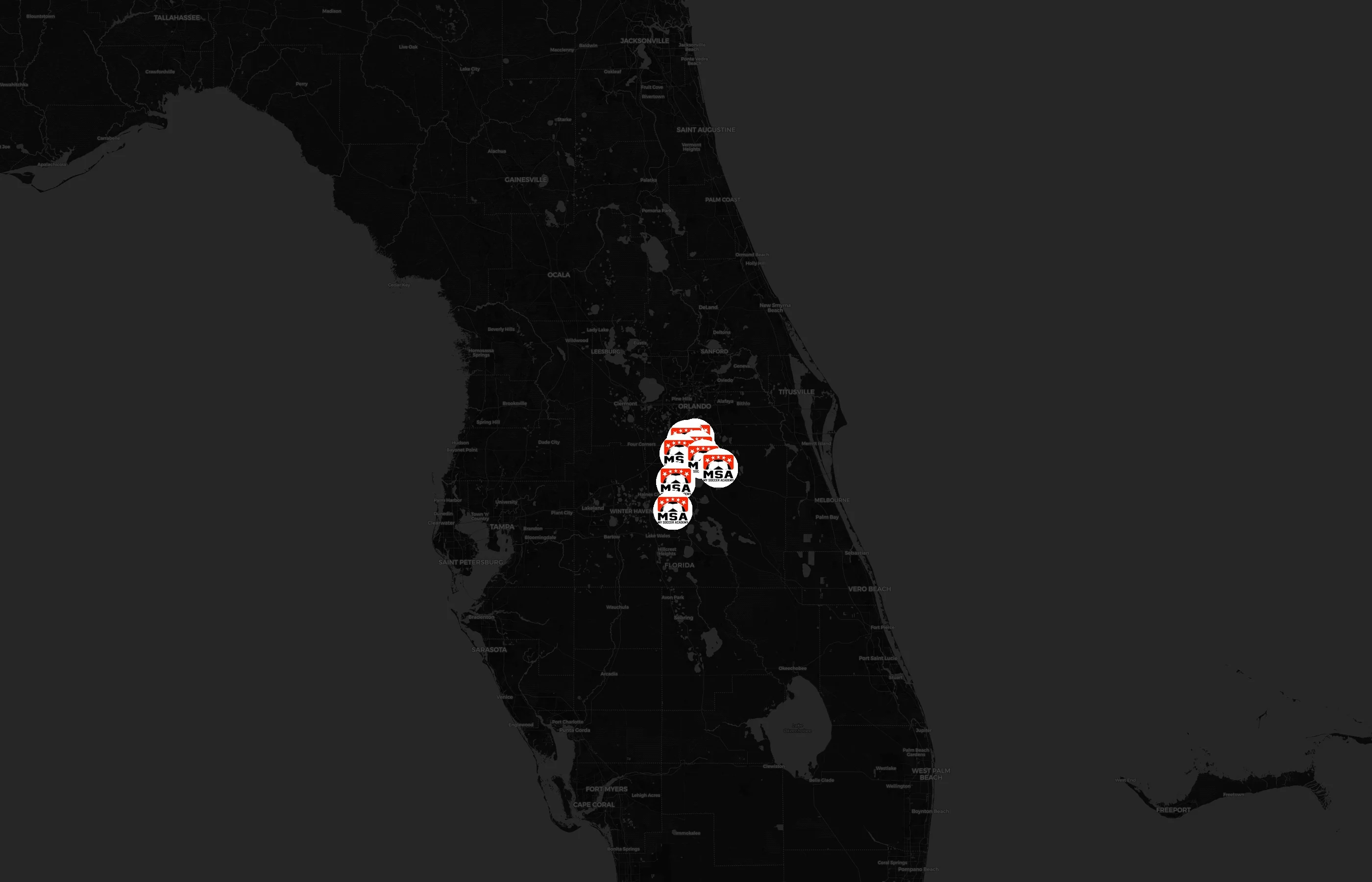 My Soccer Academy city distribution