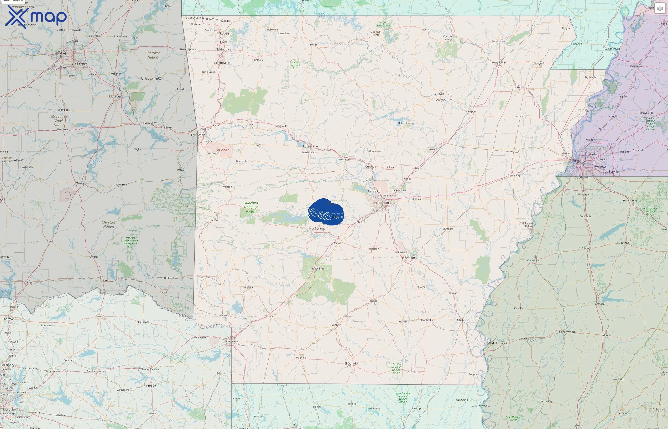 Hot Springs Village street hotspots