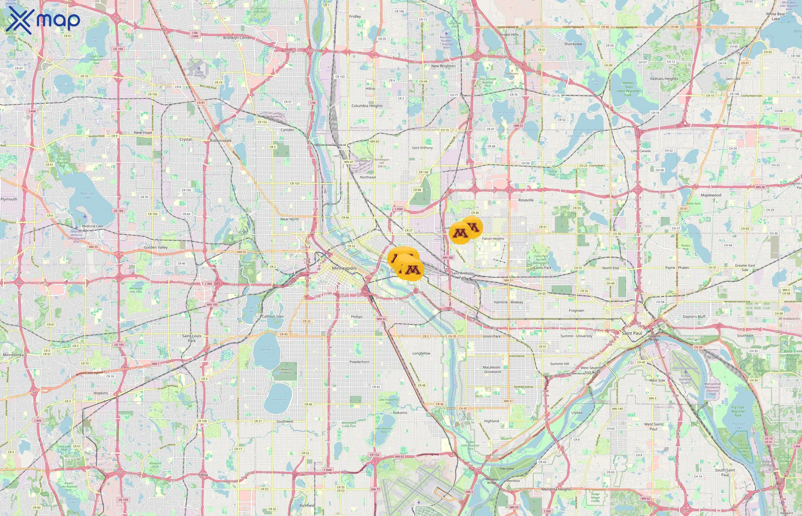 University of Minnesota Athletics area coverage