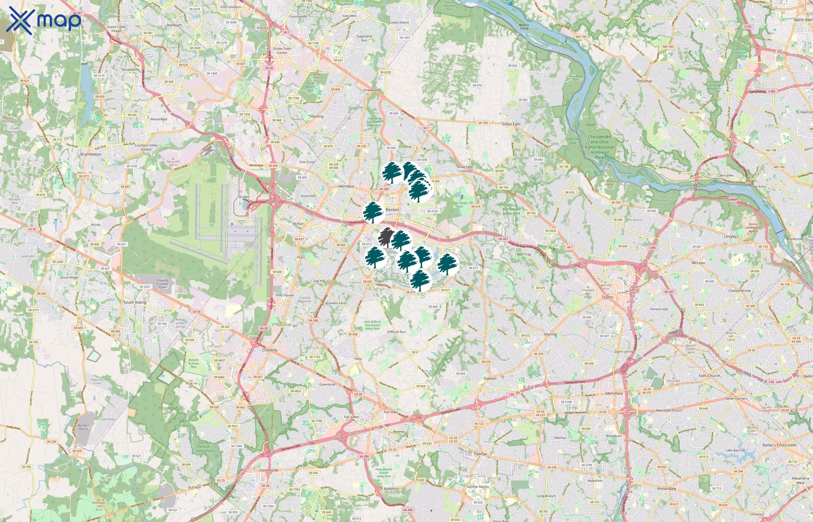Reston Association area coverage