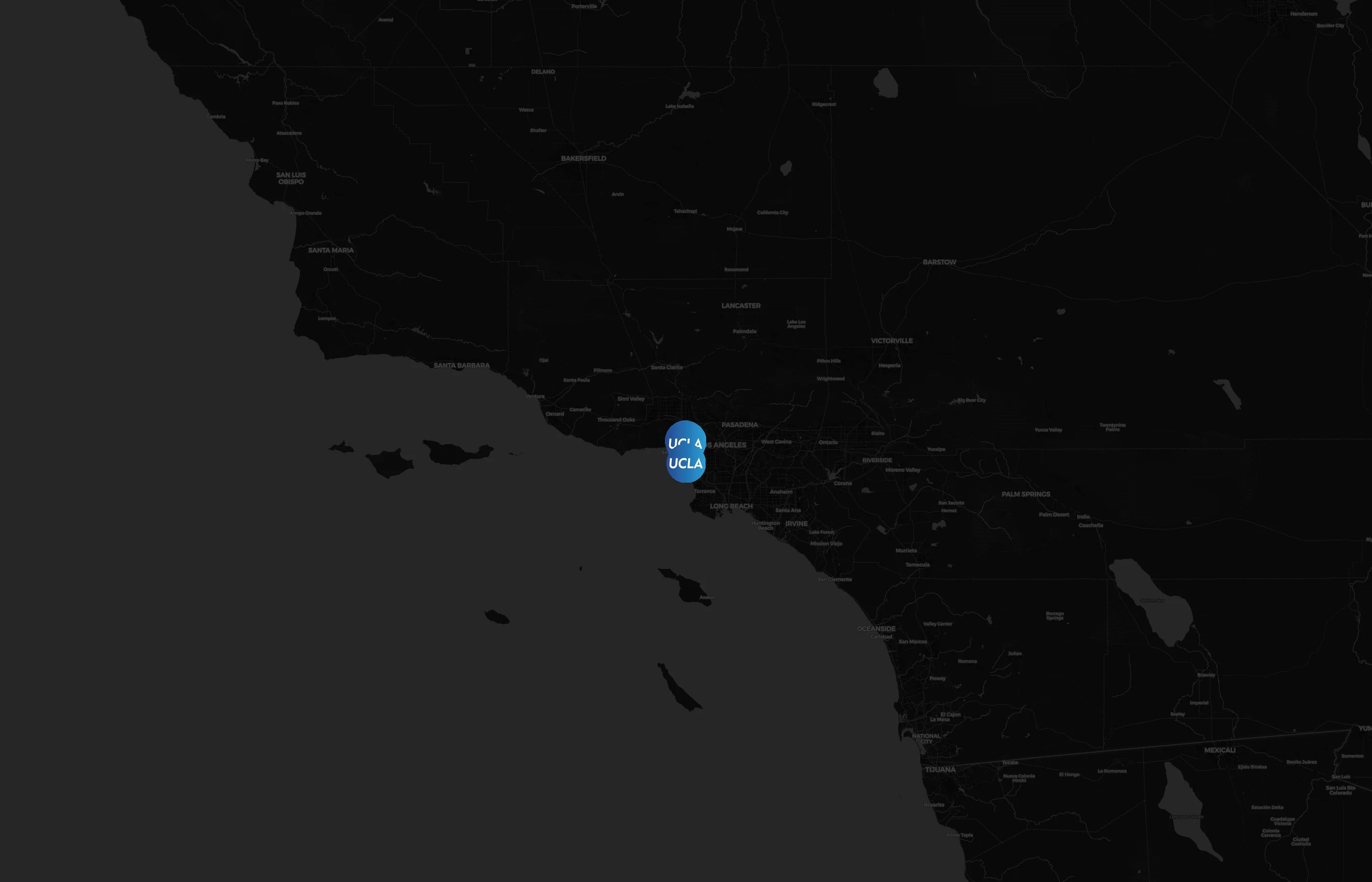 UCLA Recreation city distribution