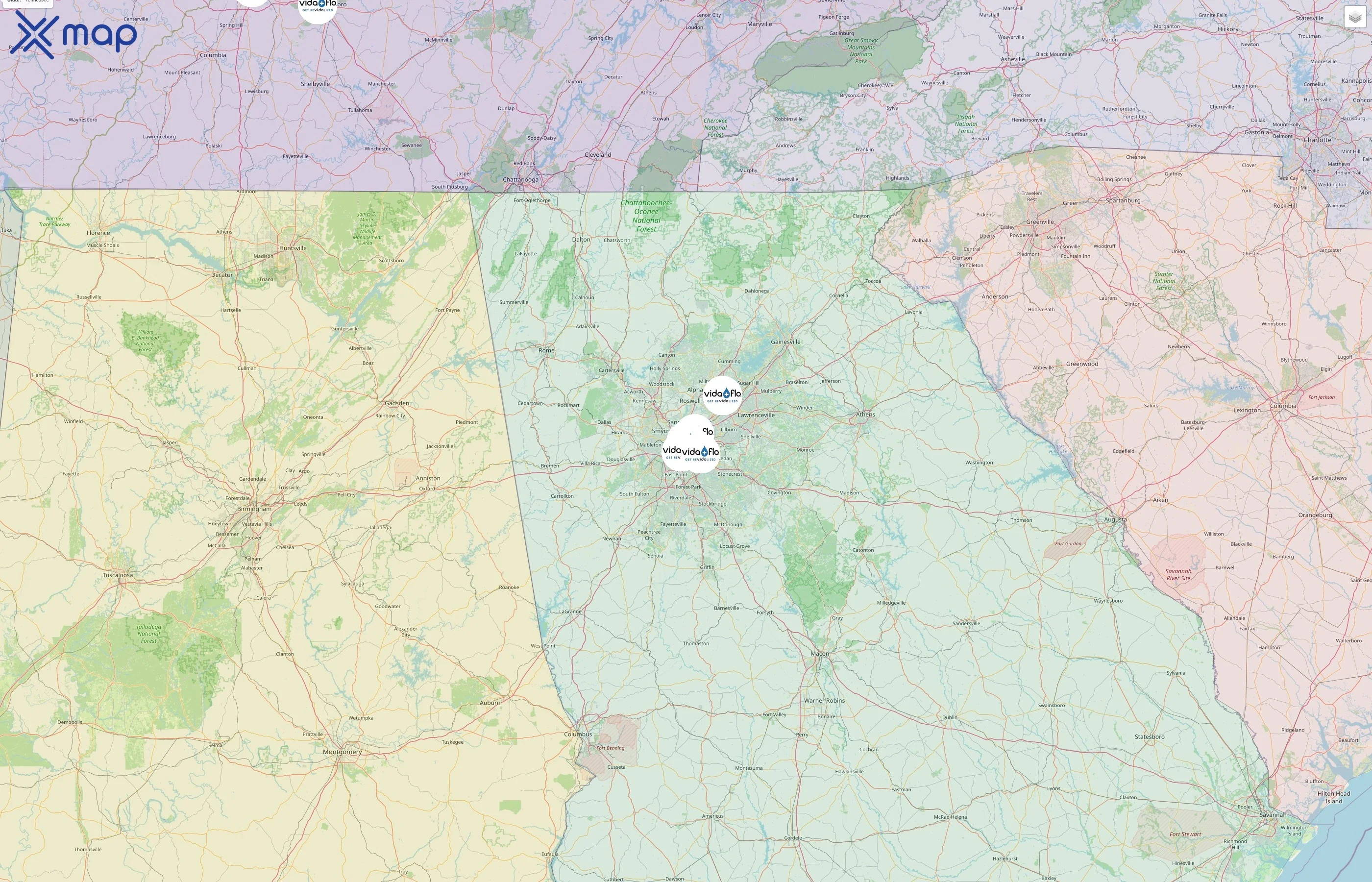 Vida-Flo street hotspots