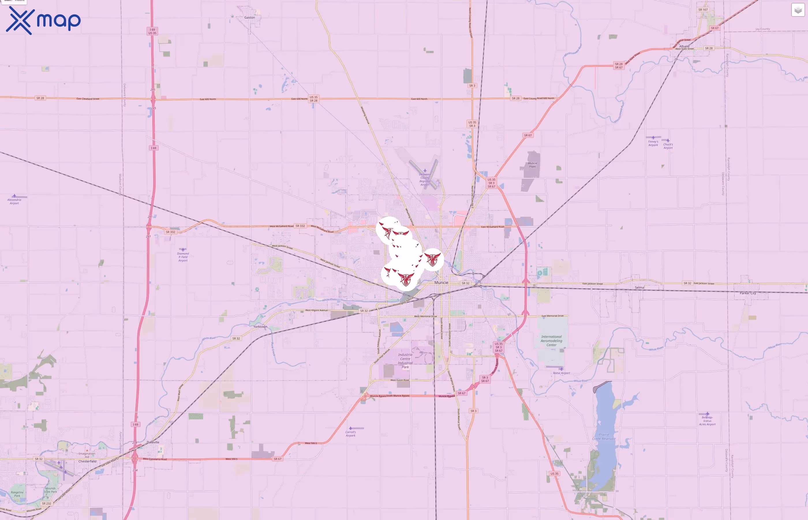 Ball State University traffic data