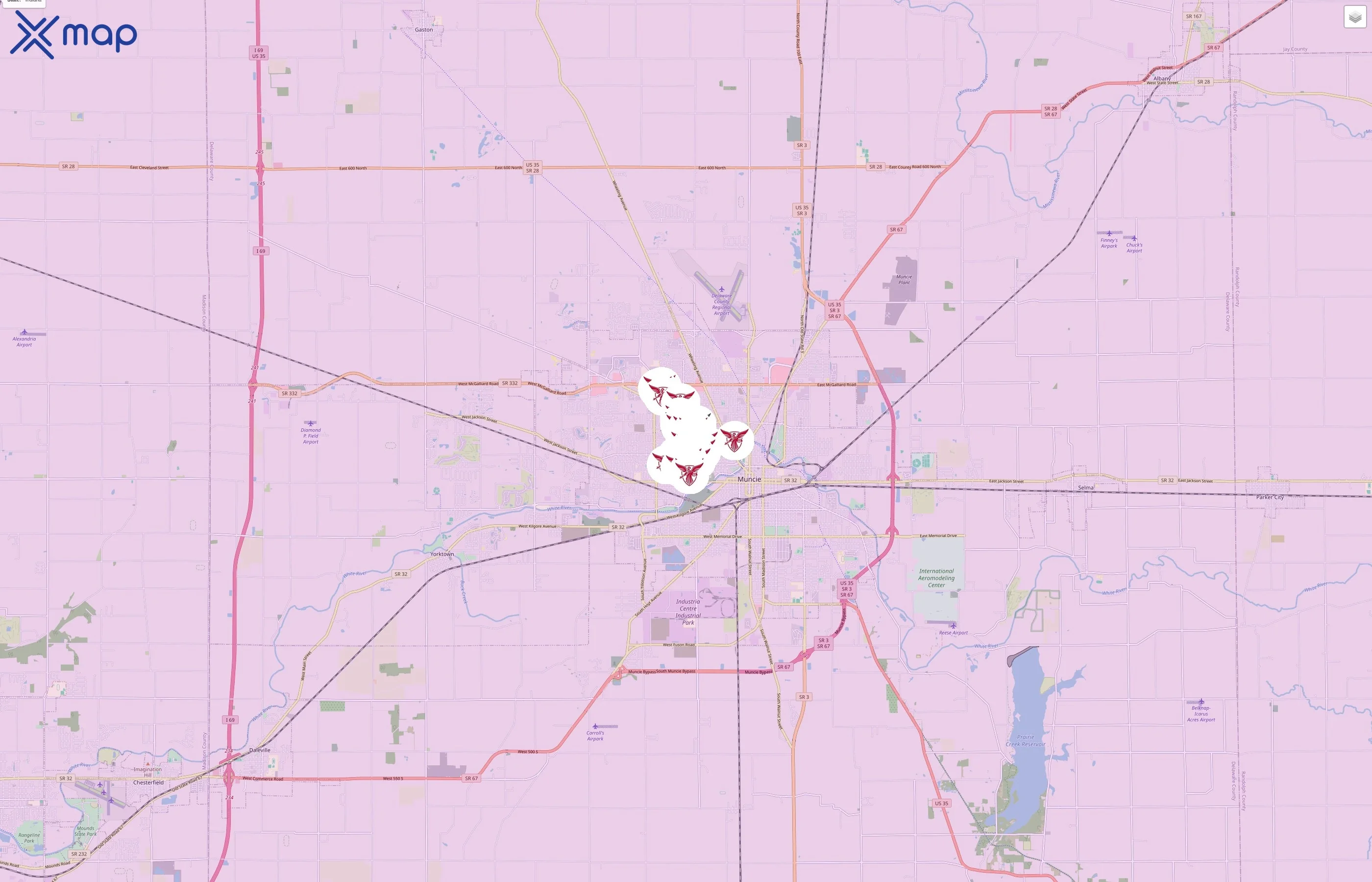 Ball State University traffic data