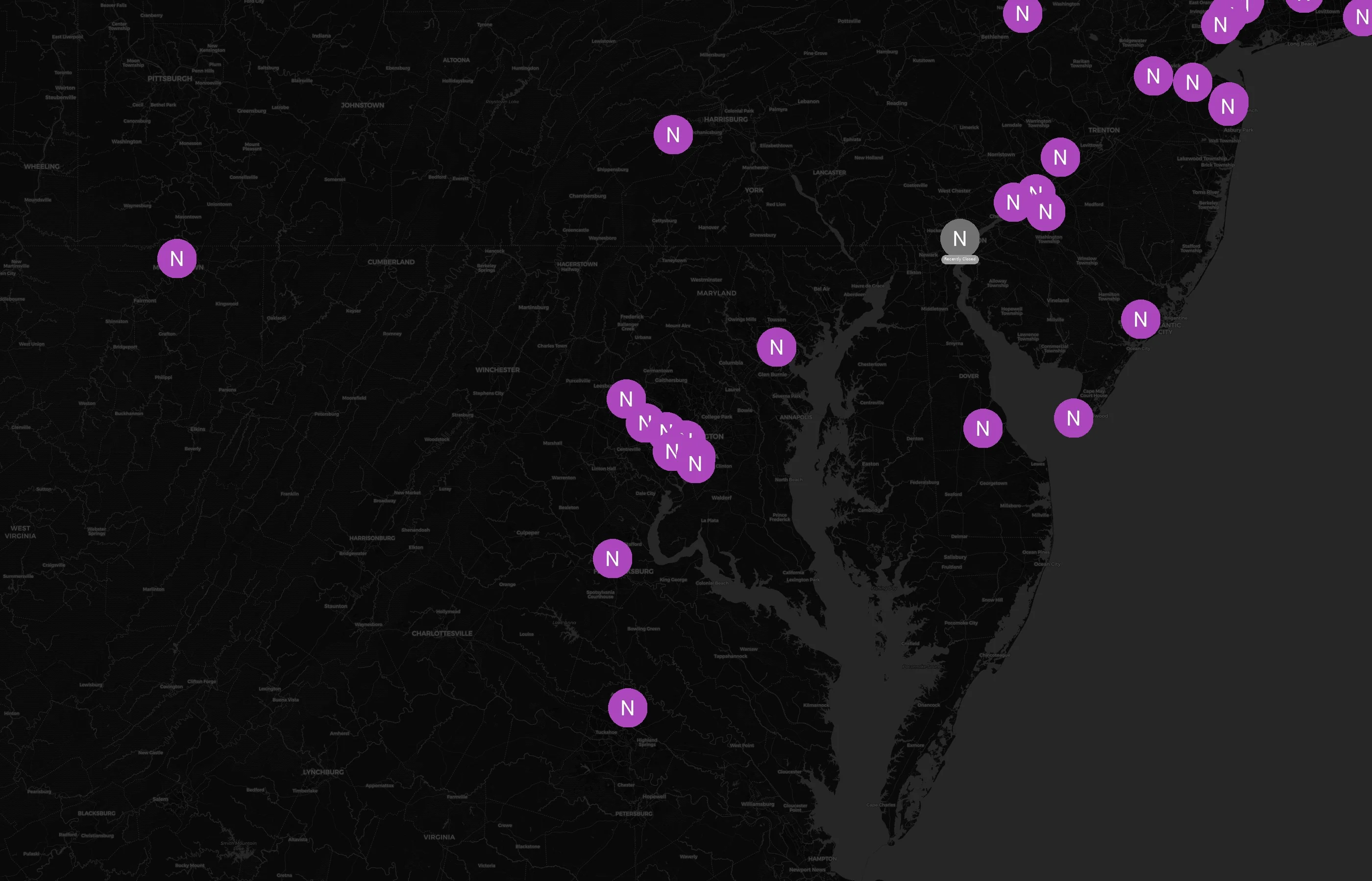 National Personal Training Institute city distribution