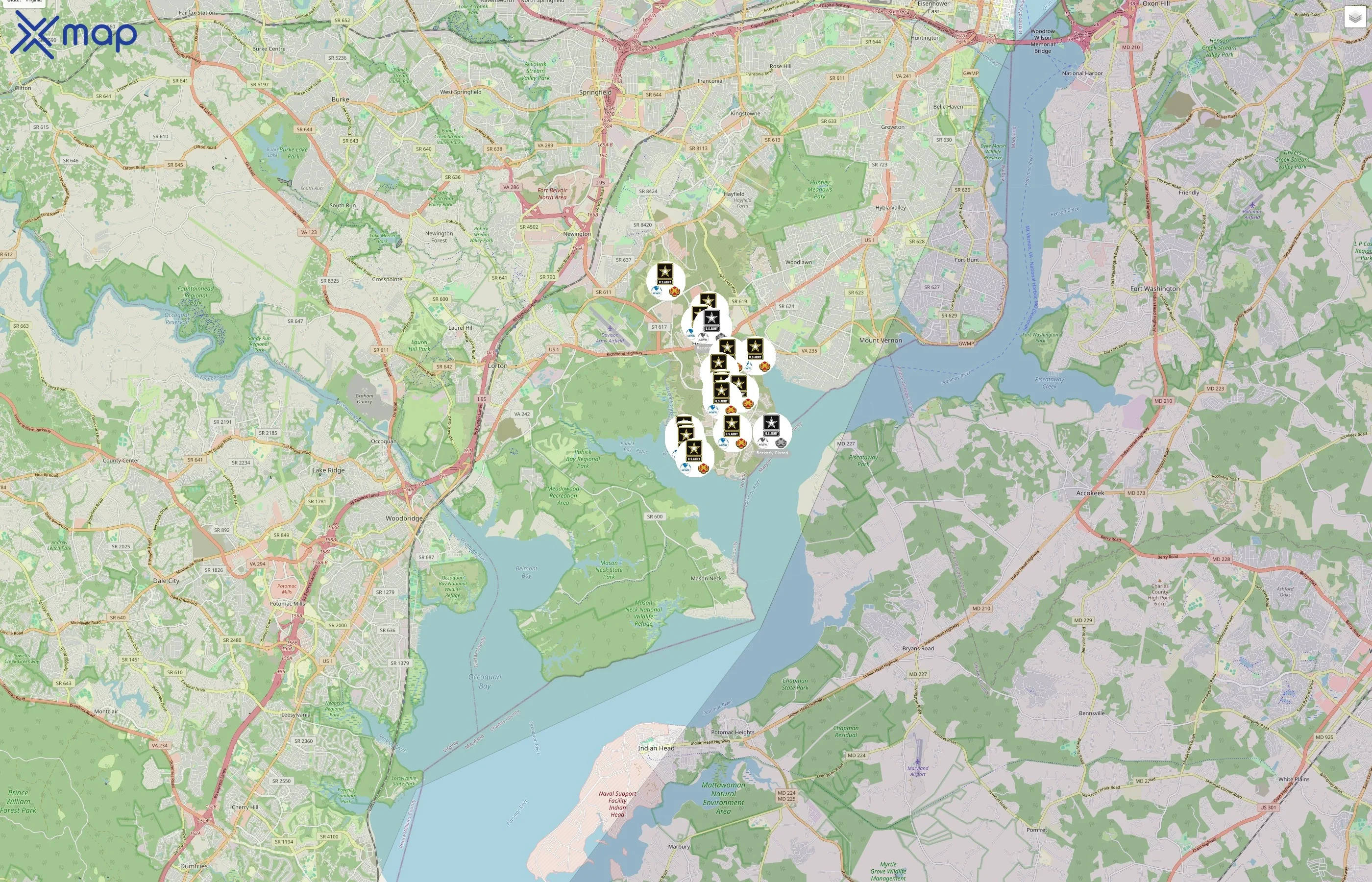 Fort Belvoir Army MWR traffic data