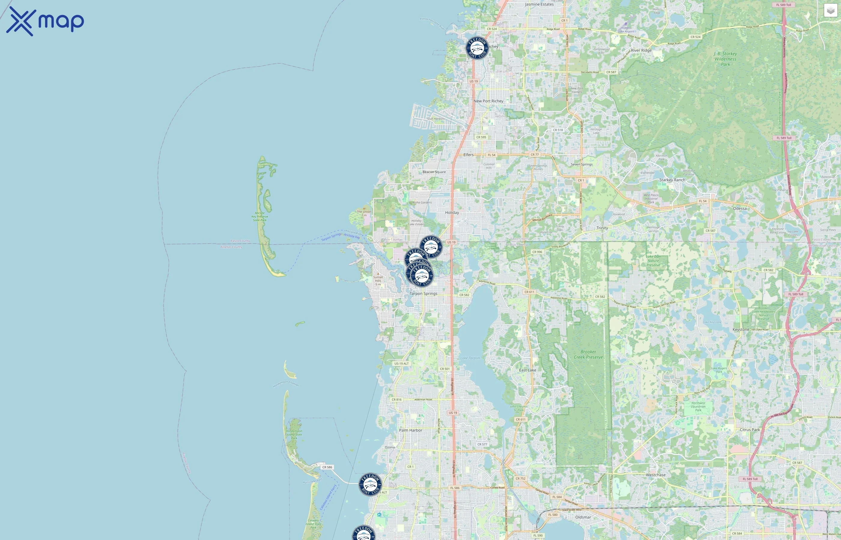 Freedom Boat Club traffic data