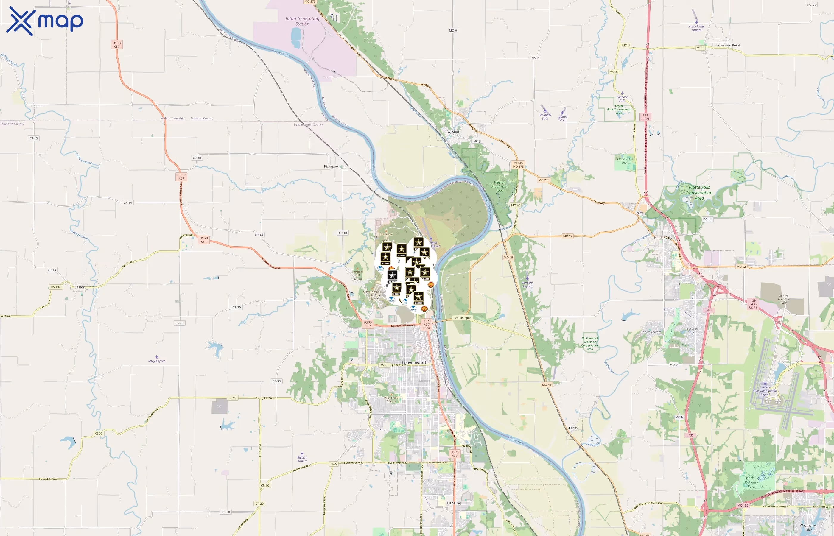 Fort Leavenworth MWR area coverage