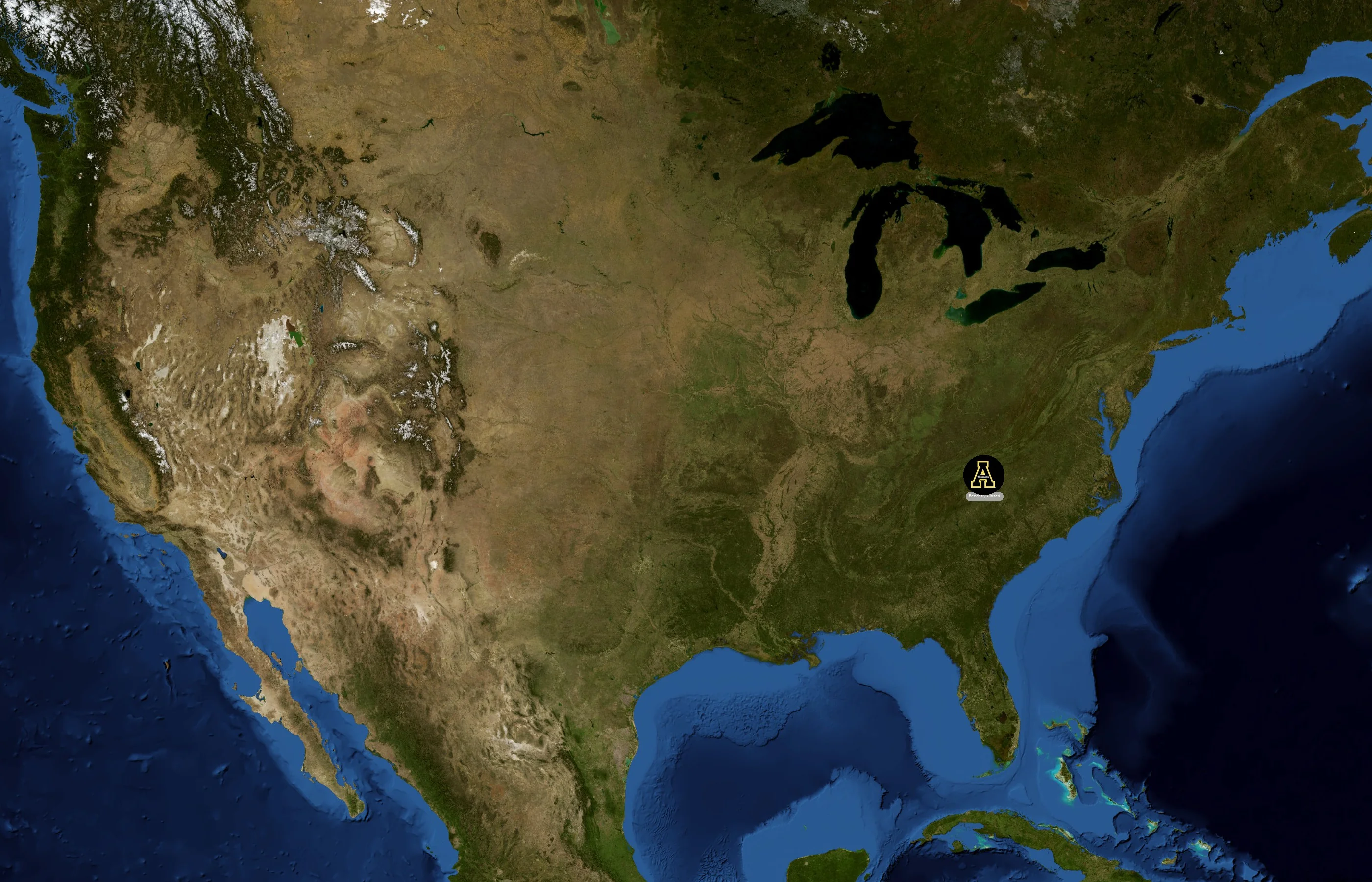 Appalachian State University state distribution