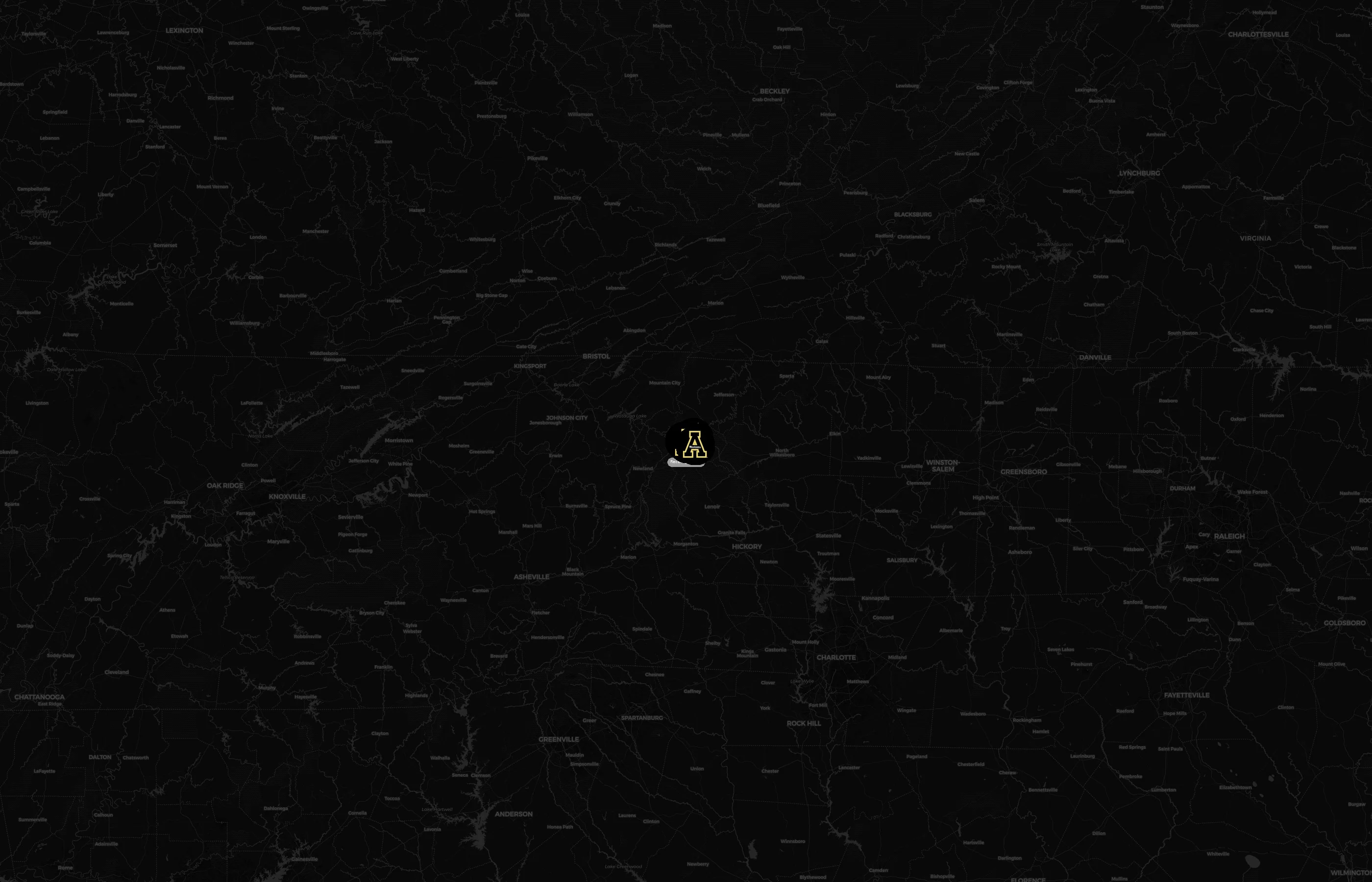 Appalachian State University city distribution