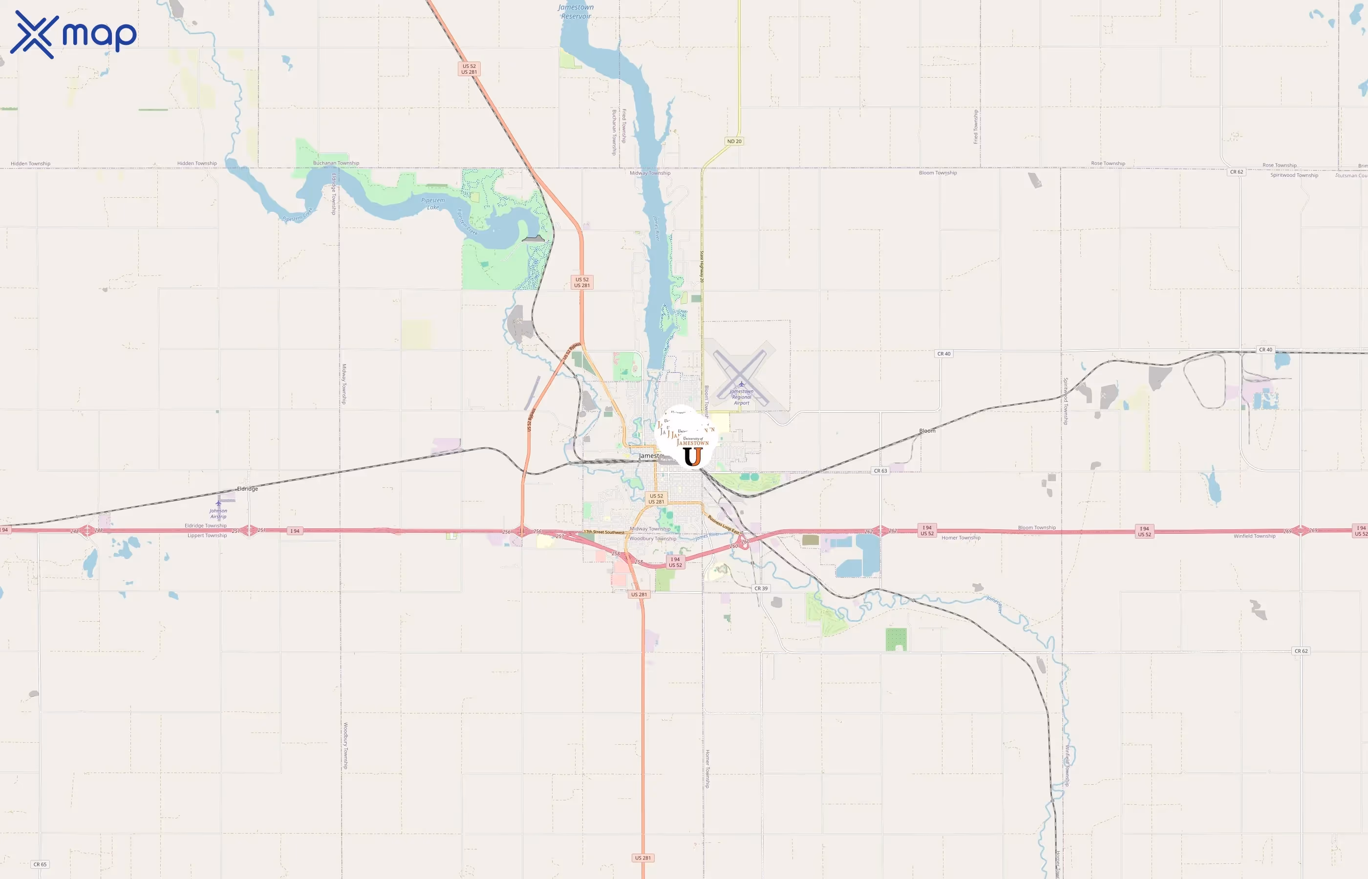 University of Jamestown area coverage