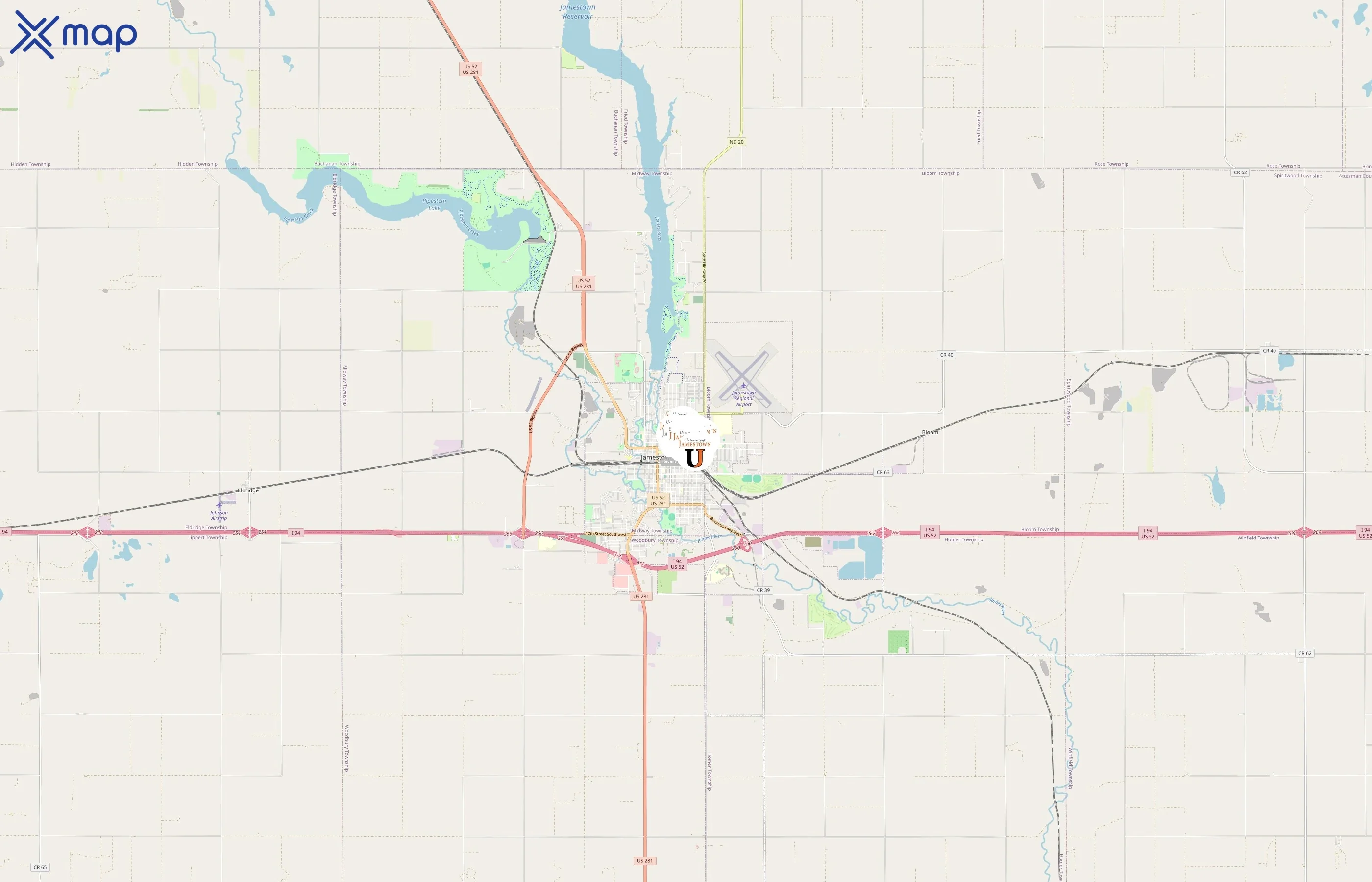 University of Jamestown area coverage