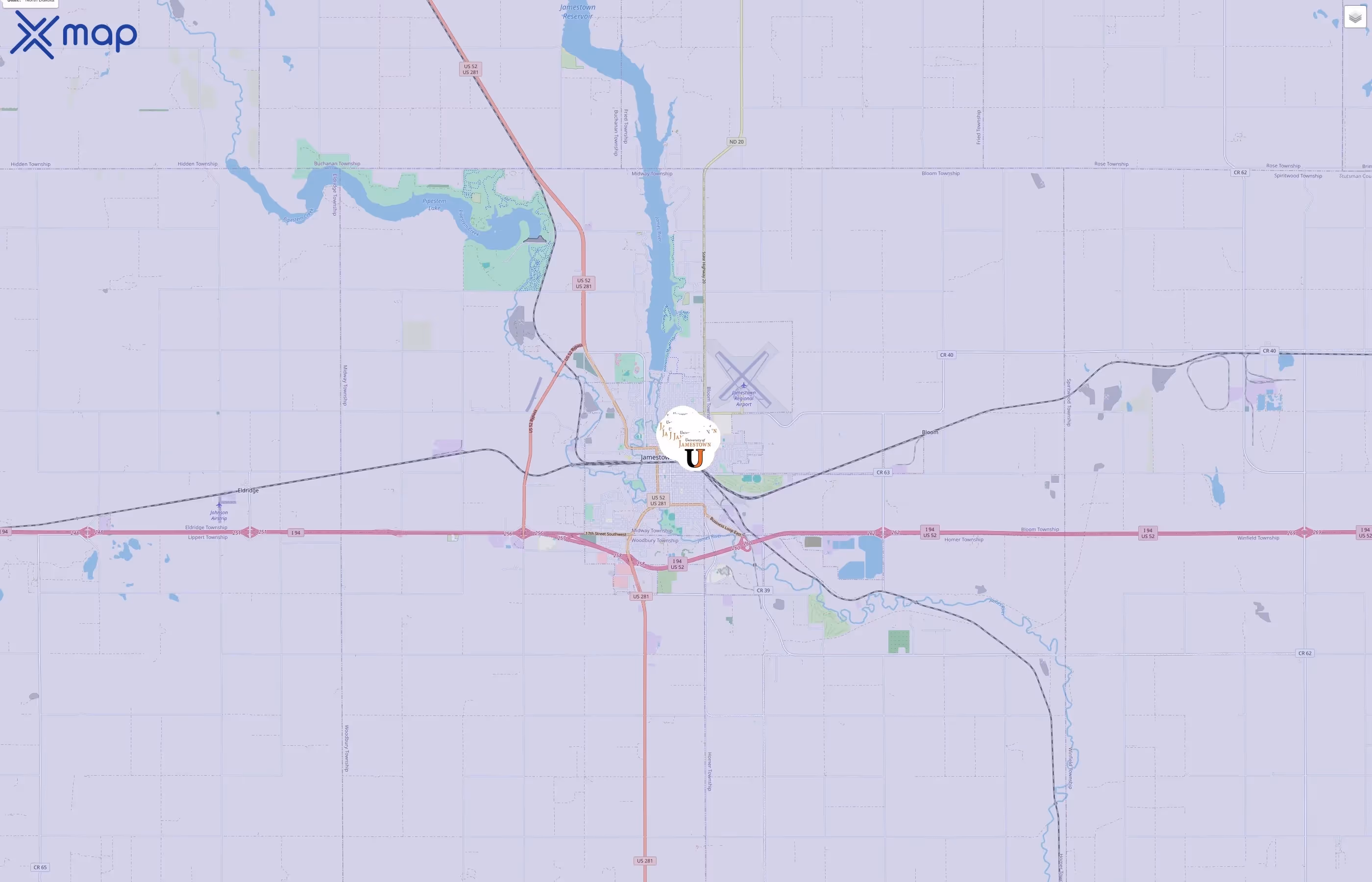 University of Jamestown traffic data