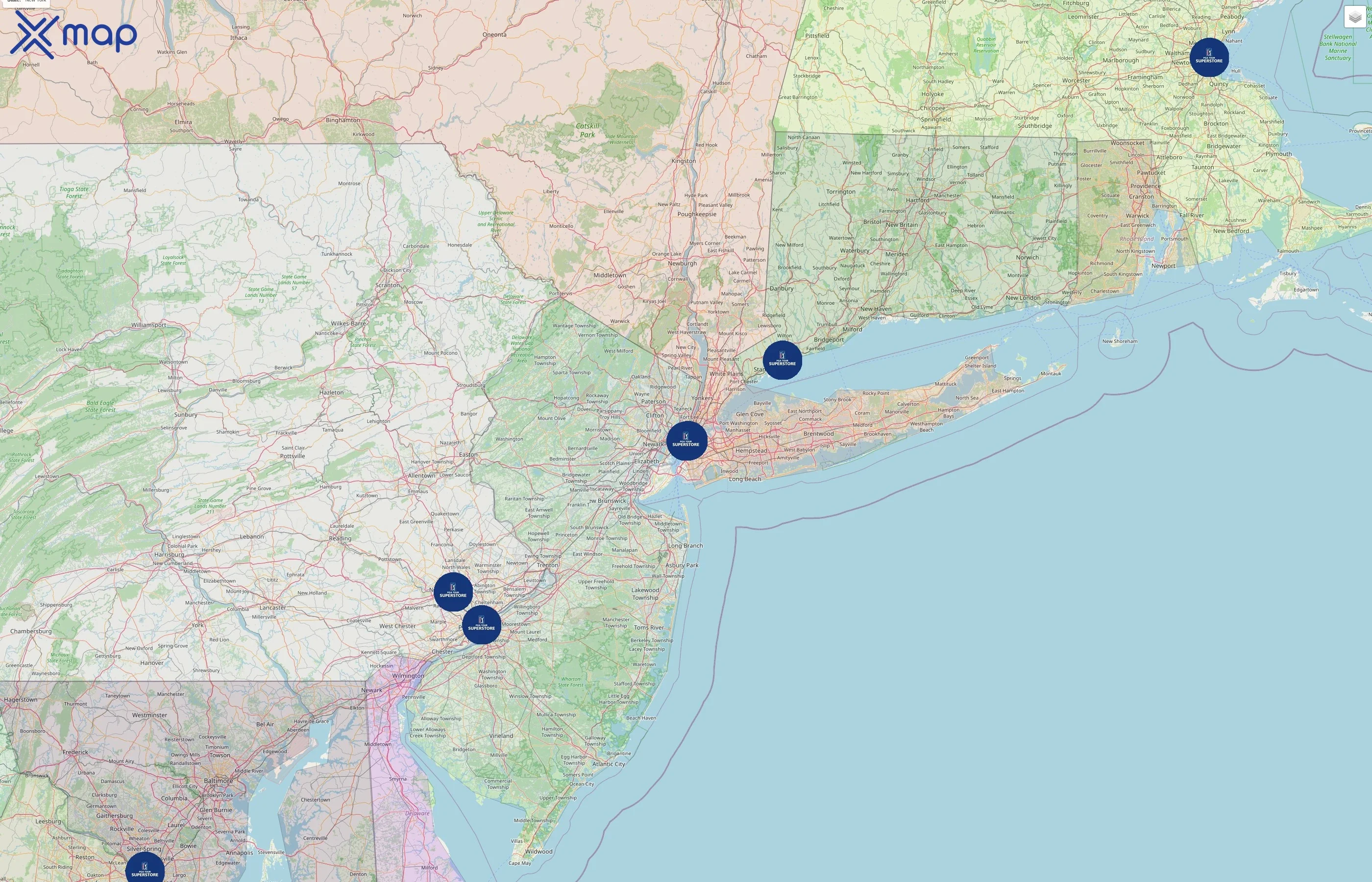 PGA TOUR Superstore street hotspots