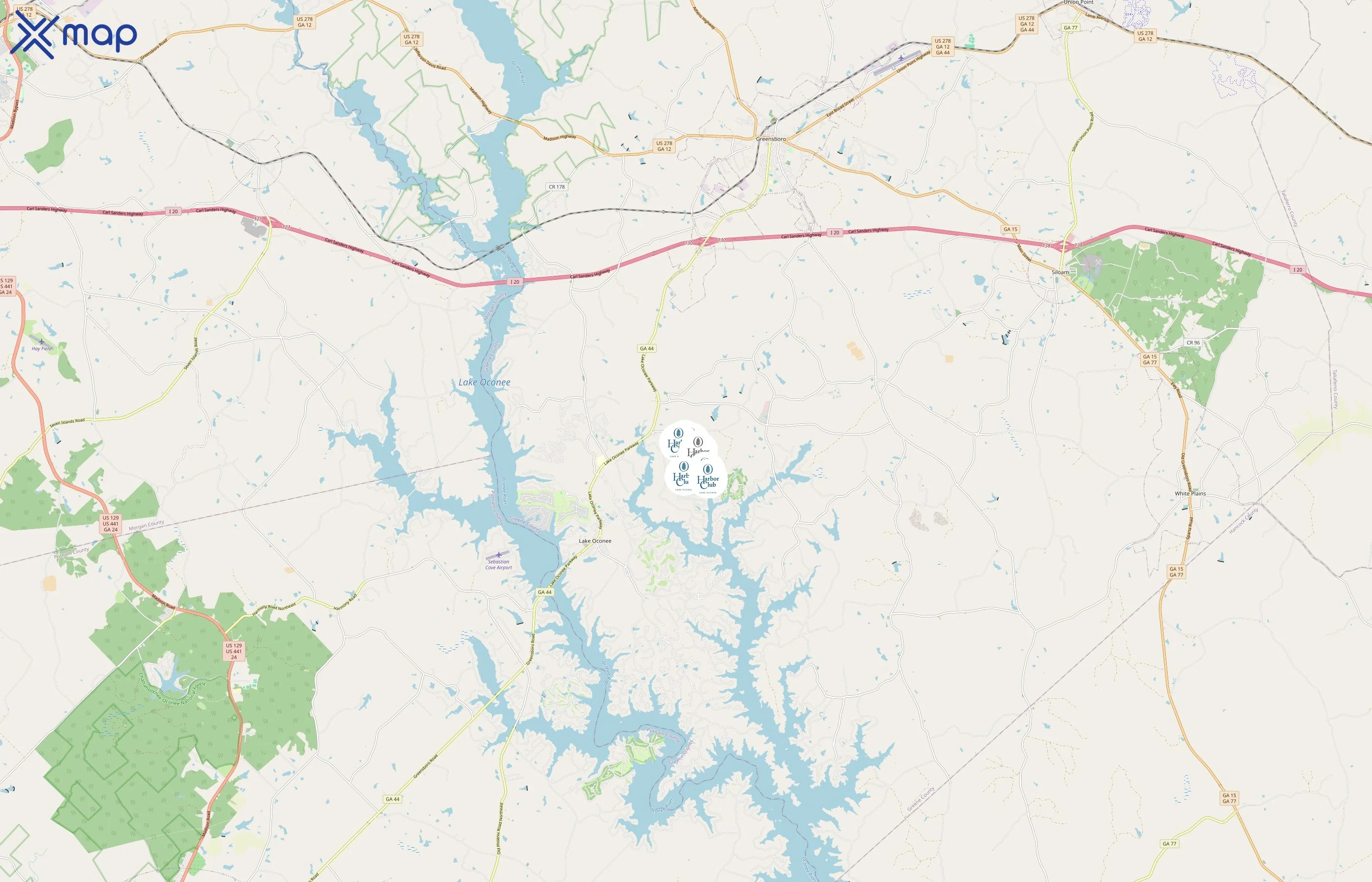 Harbor Club area coverage