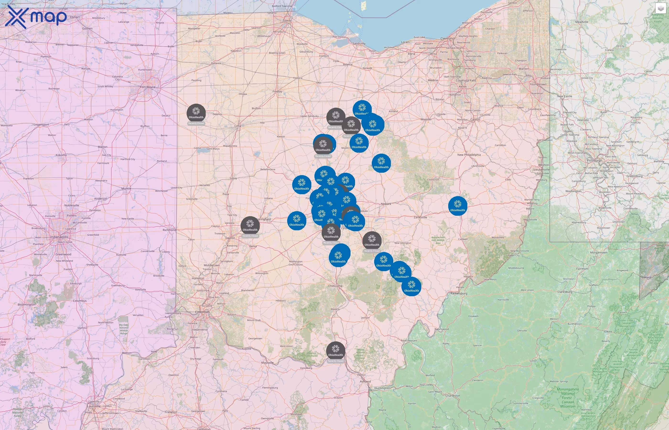 OhioHealth street hotspots