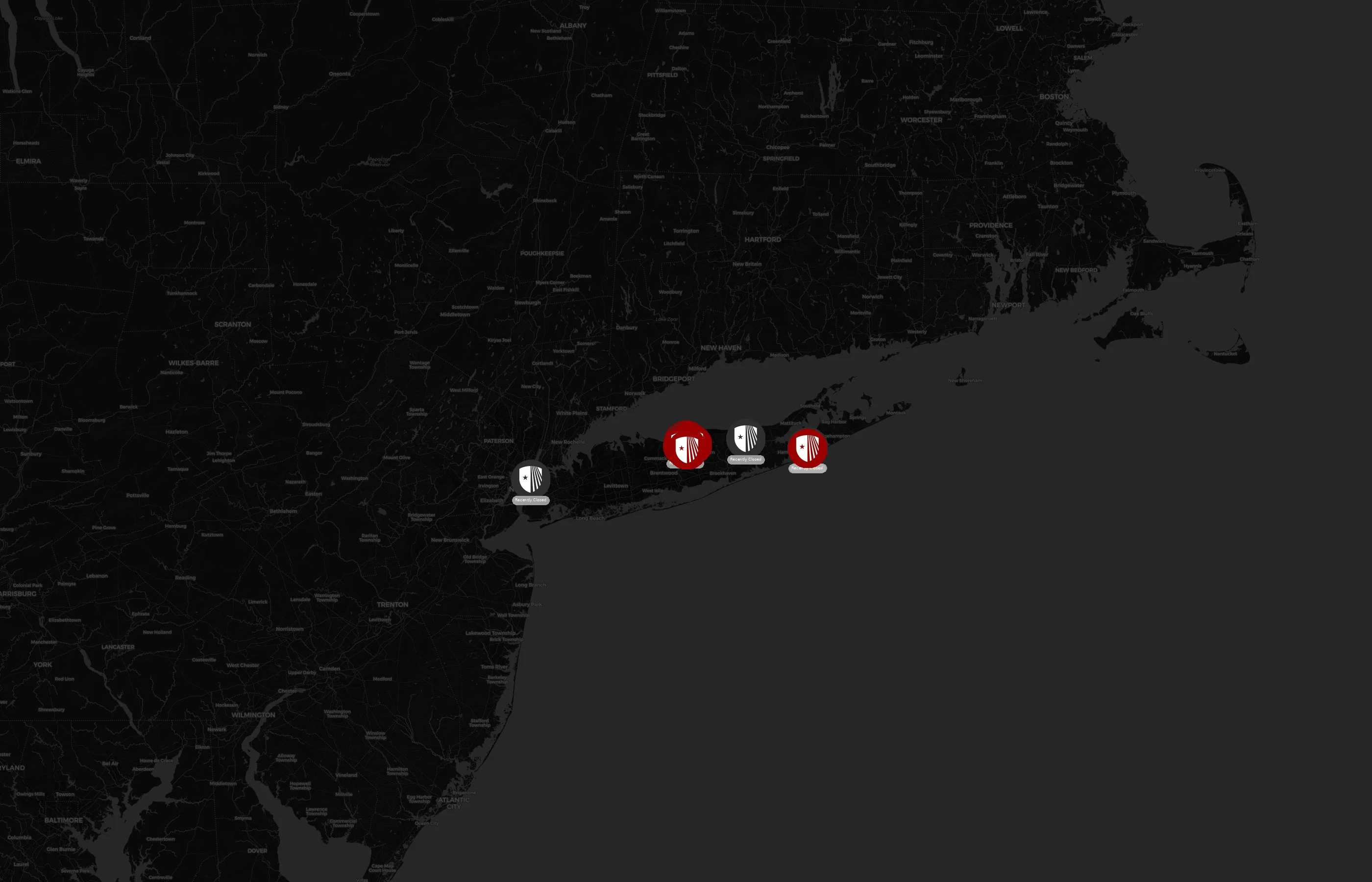 Stony Brook University city distribution