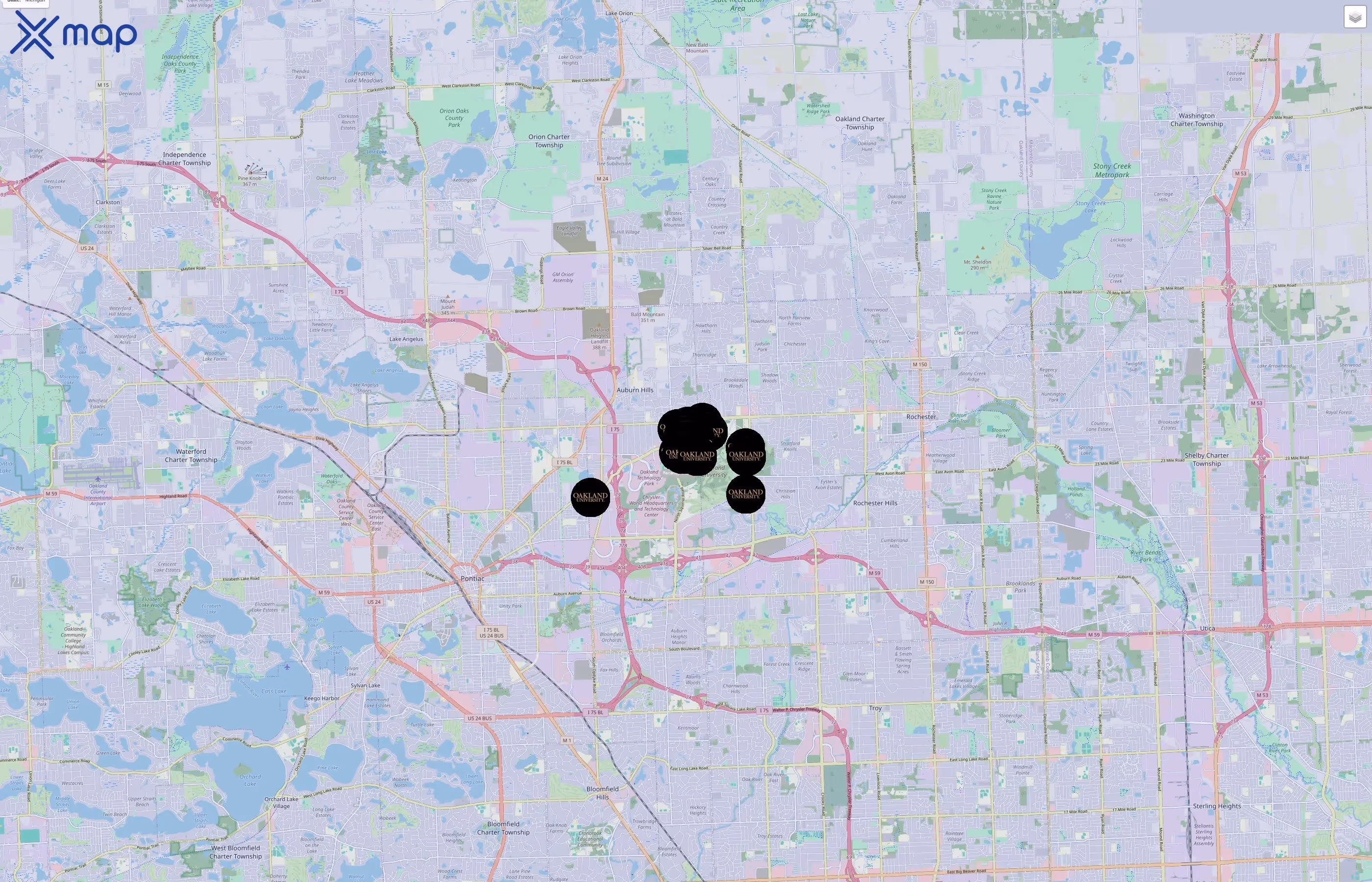 Oakland University traffic data