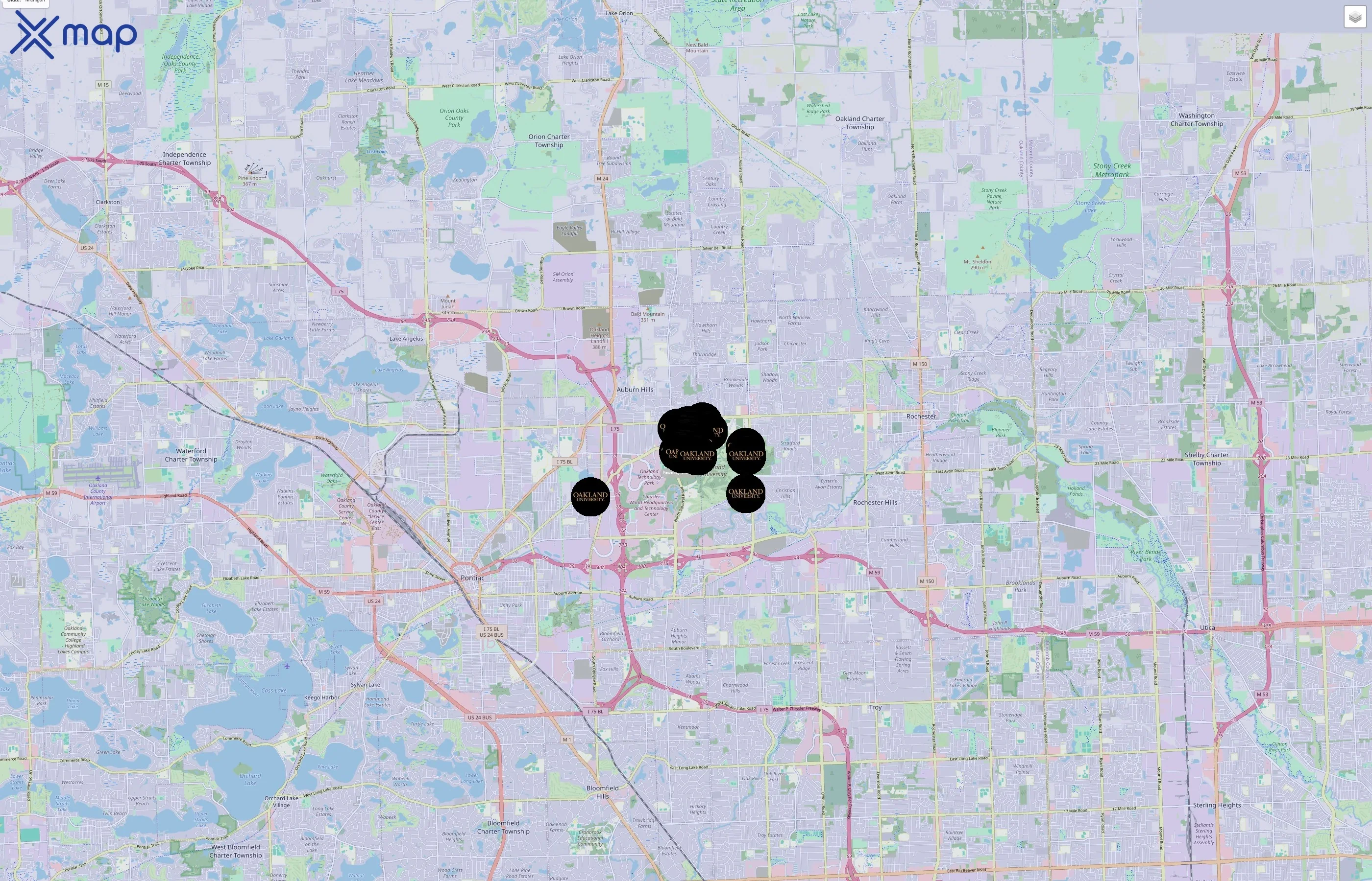 Oakland University traffic data