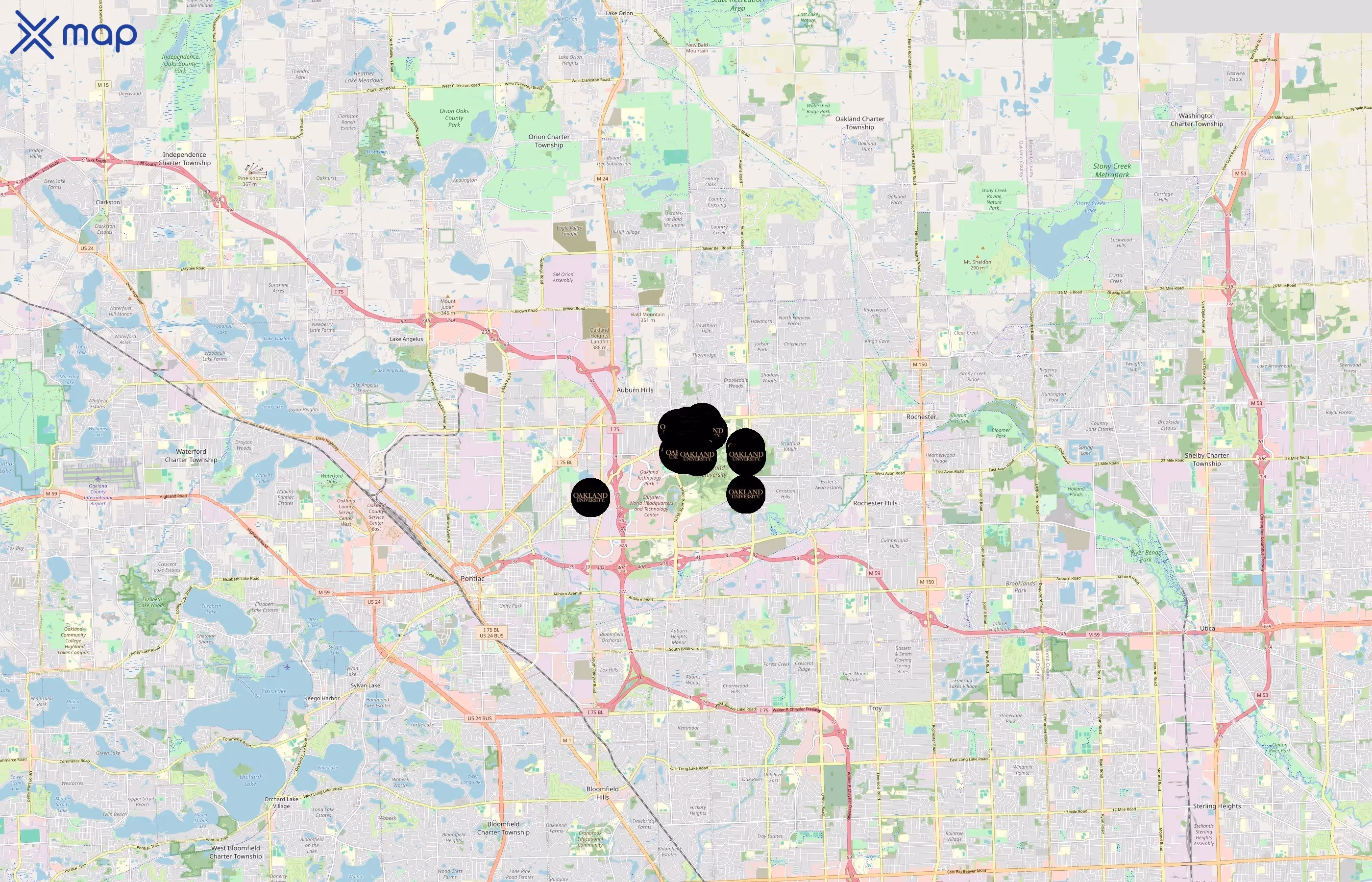 Oakland University area coverage