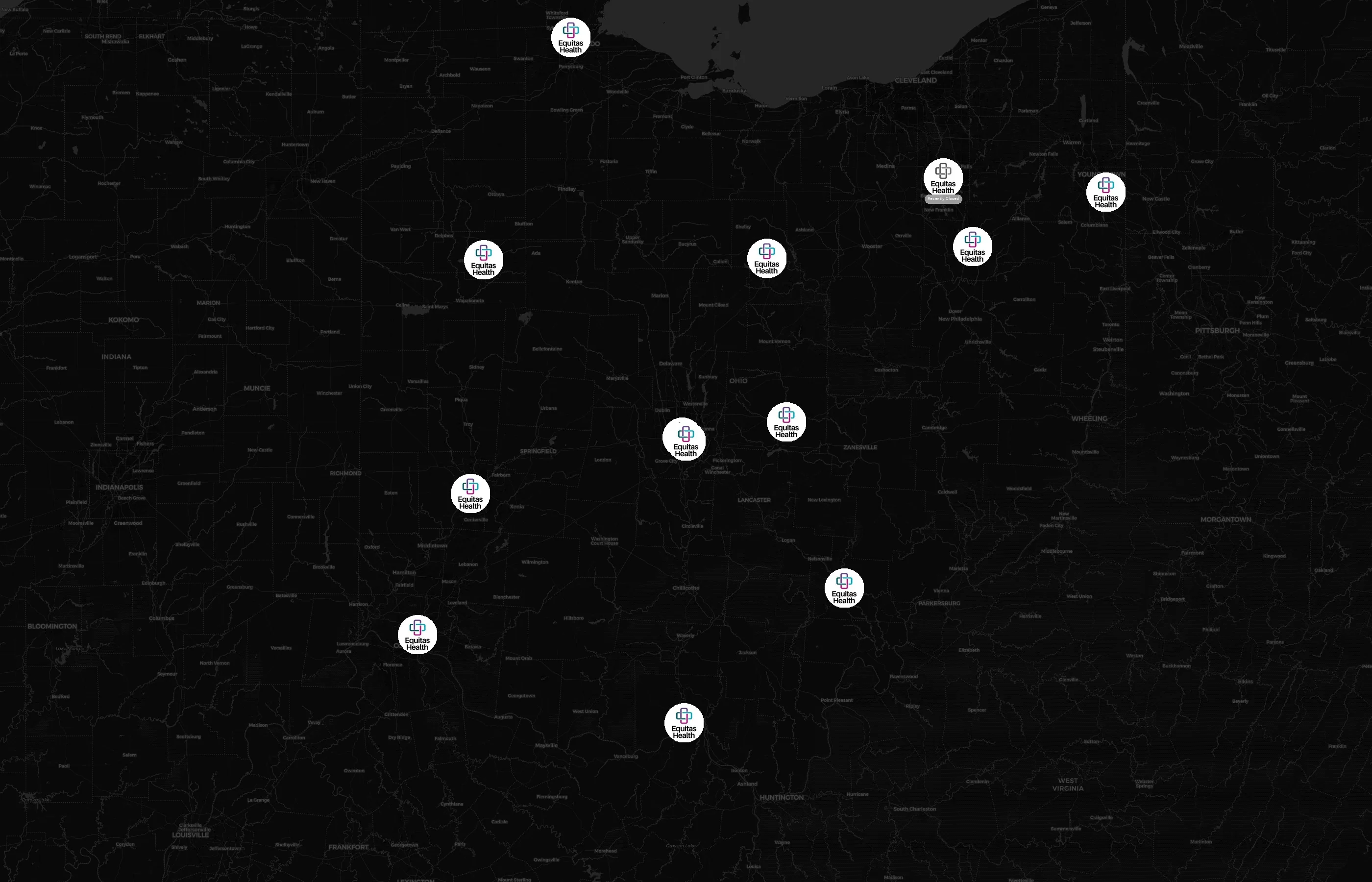 Equitas Health city distribution