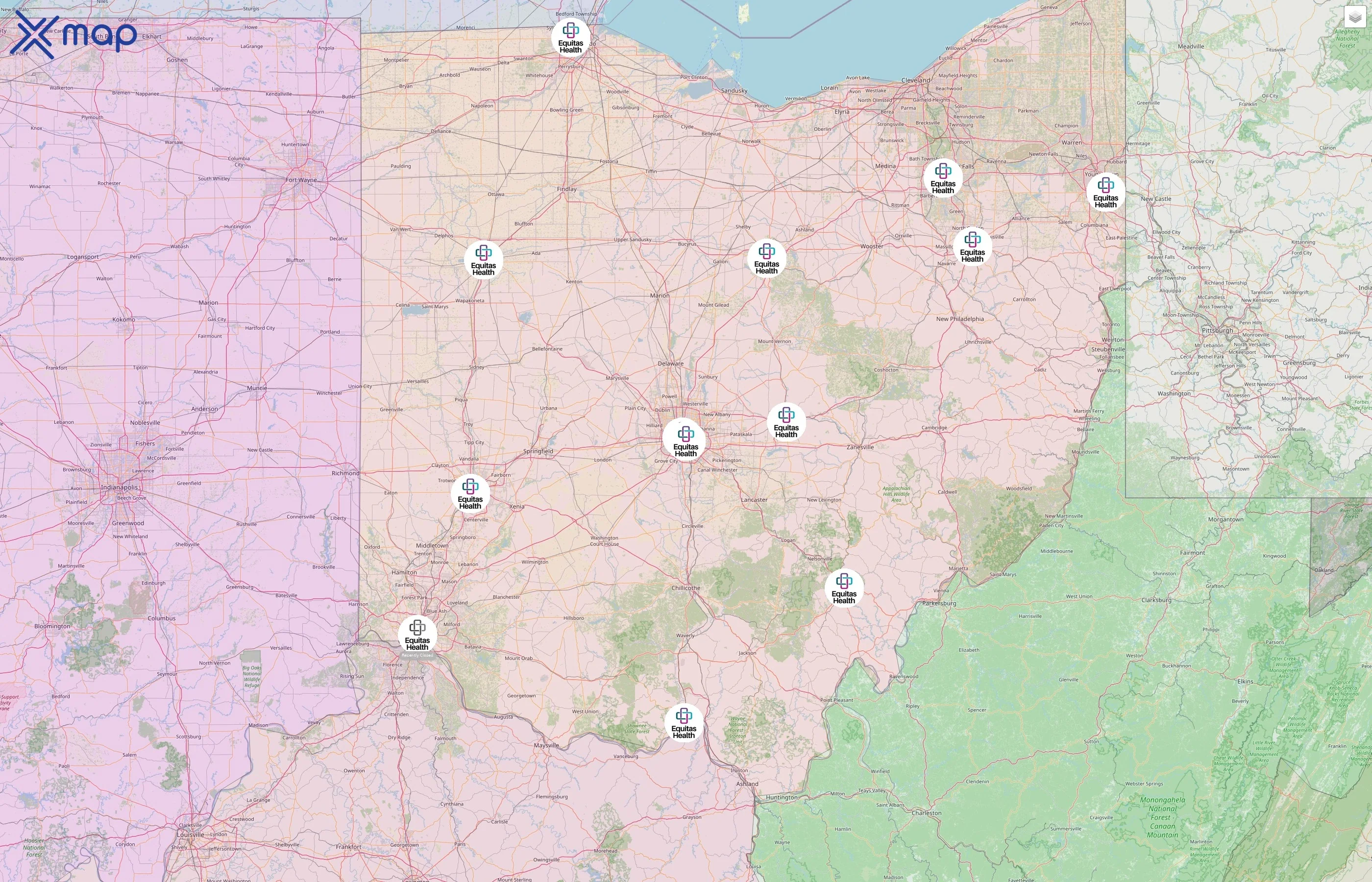 Equitas Health street hotspots