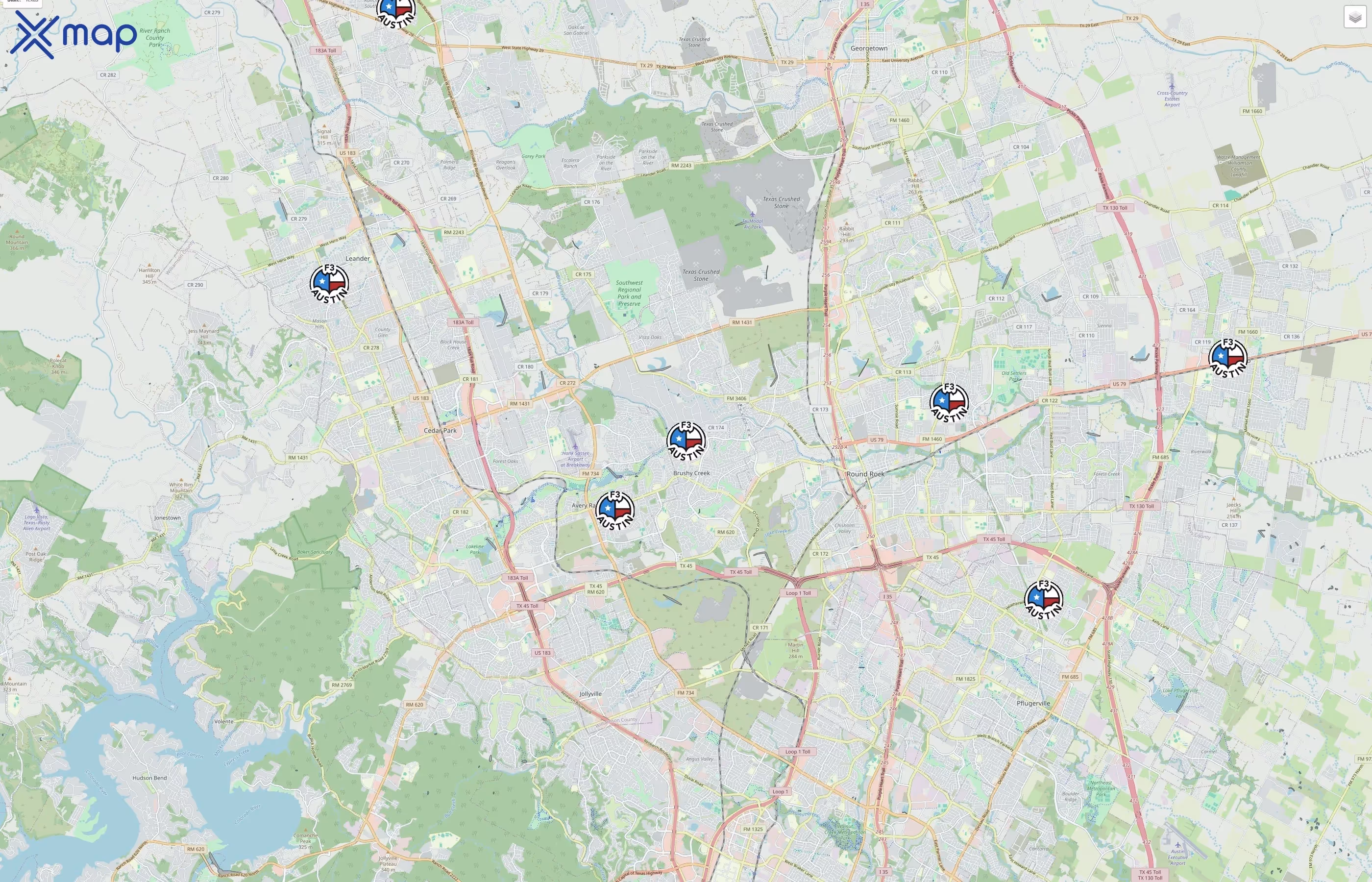 F3 Austin traffic data