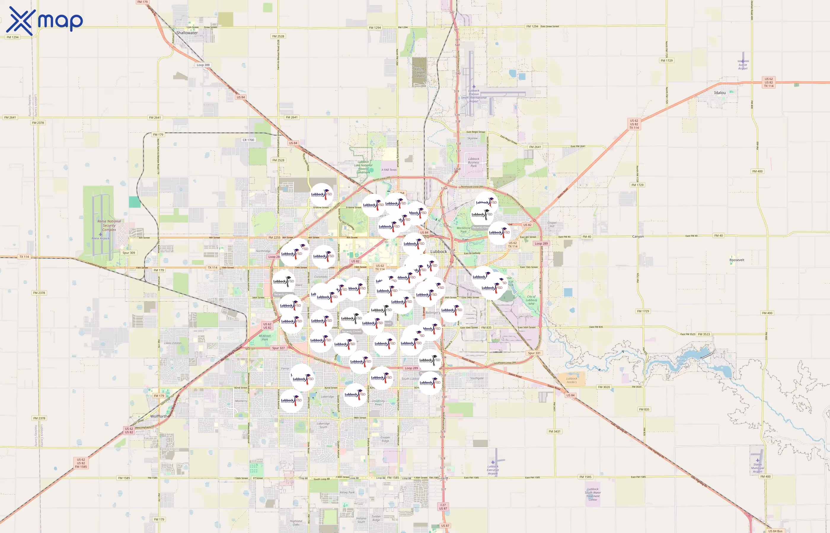 Lubbock Independent School District area coverage