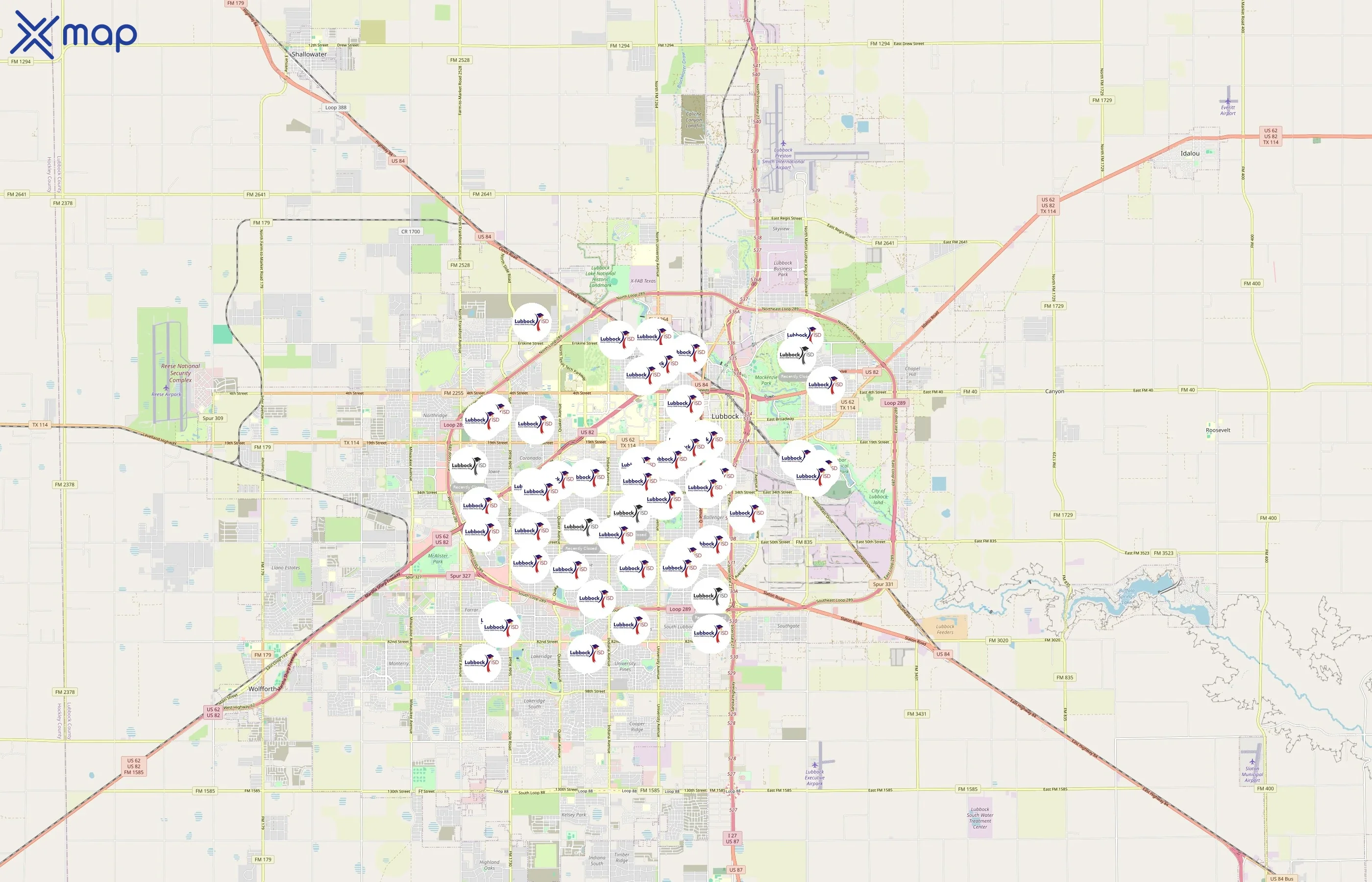 Lubbock Independent School District area coverage