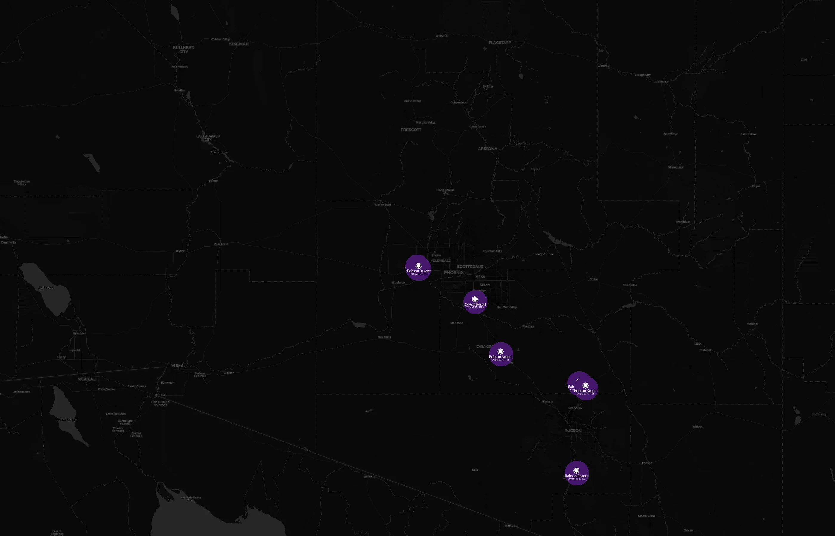 Robson Communities city distribution