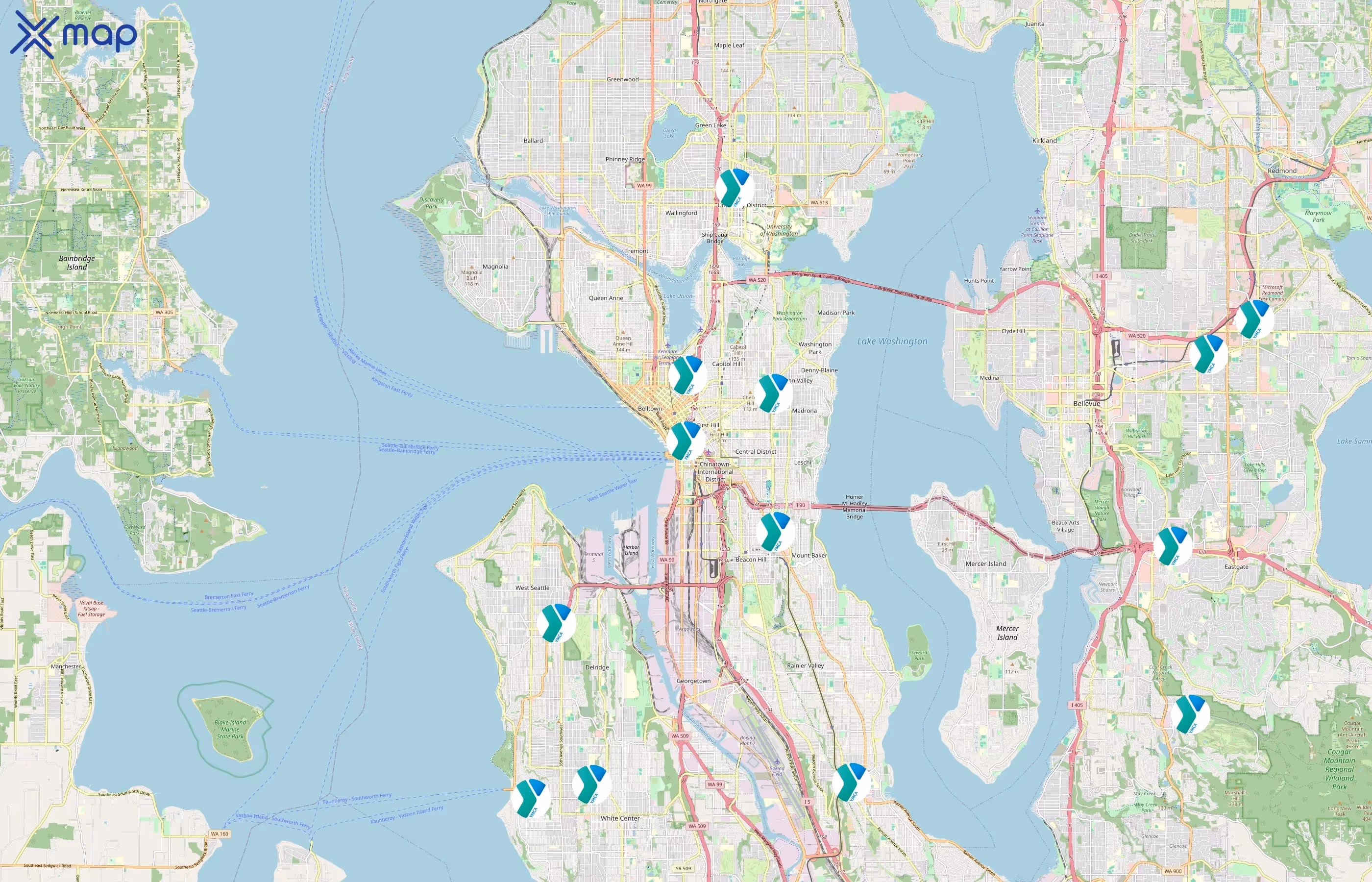 YMCA Seattle area coverage