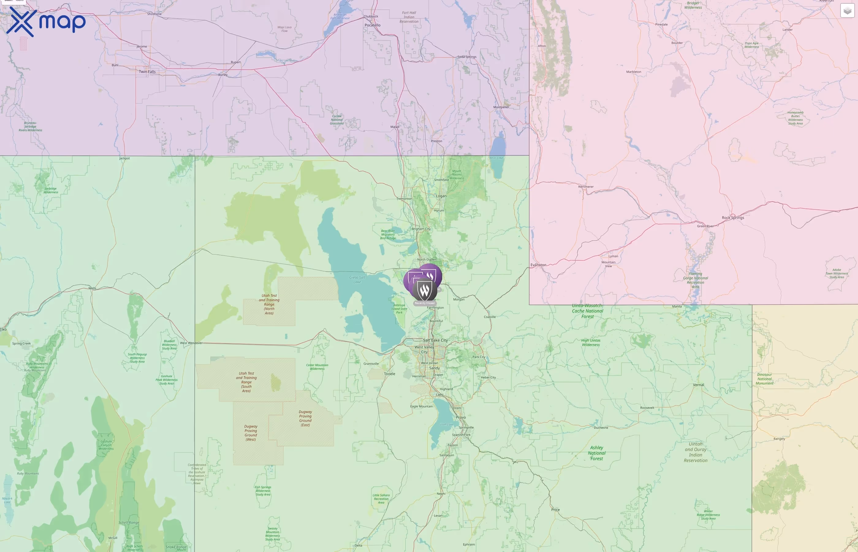 Weber State University street hotspots