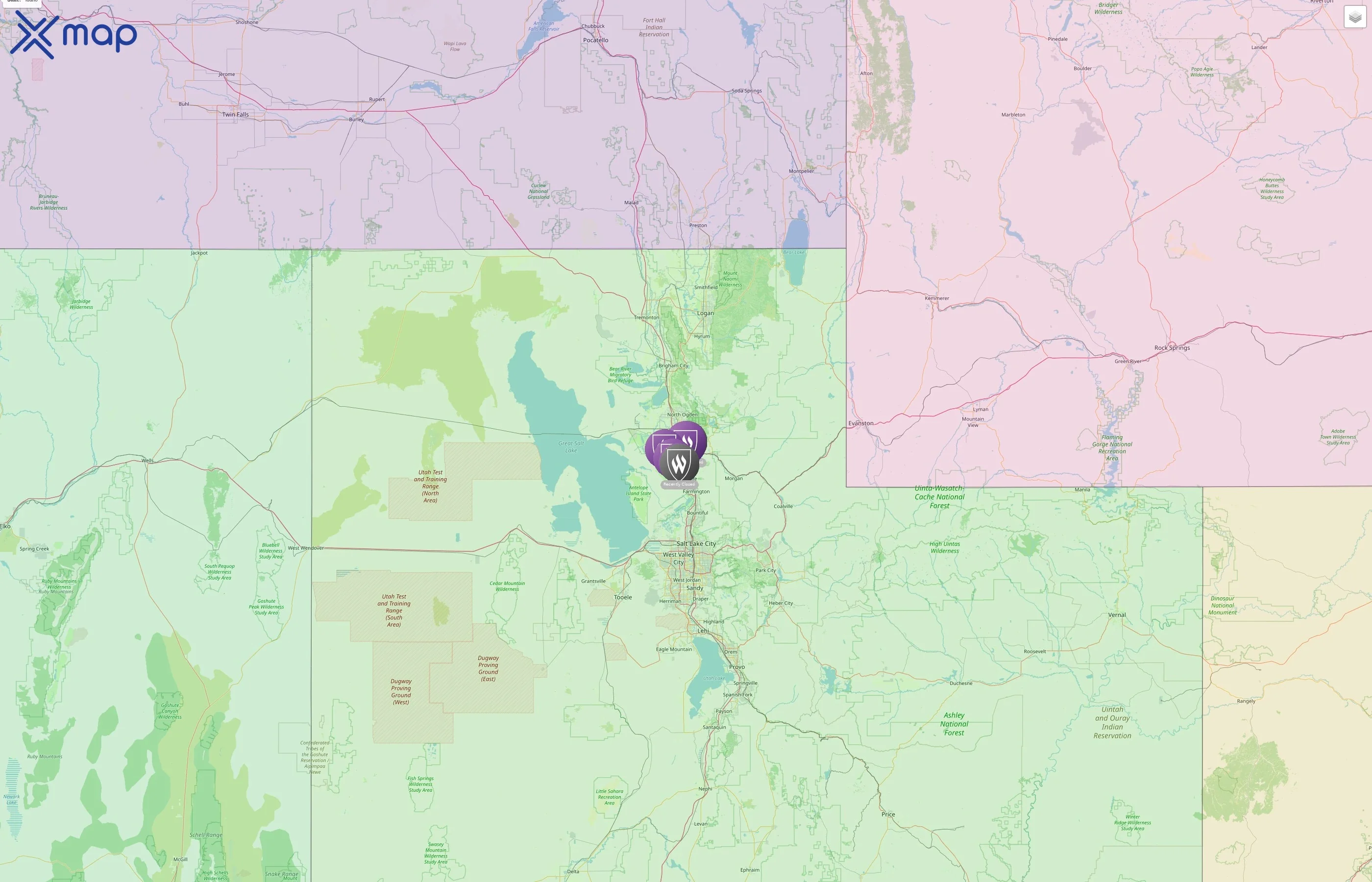 Weber State University street hotspots