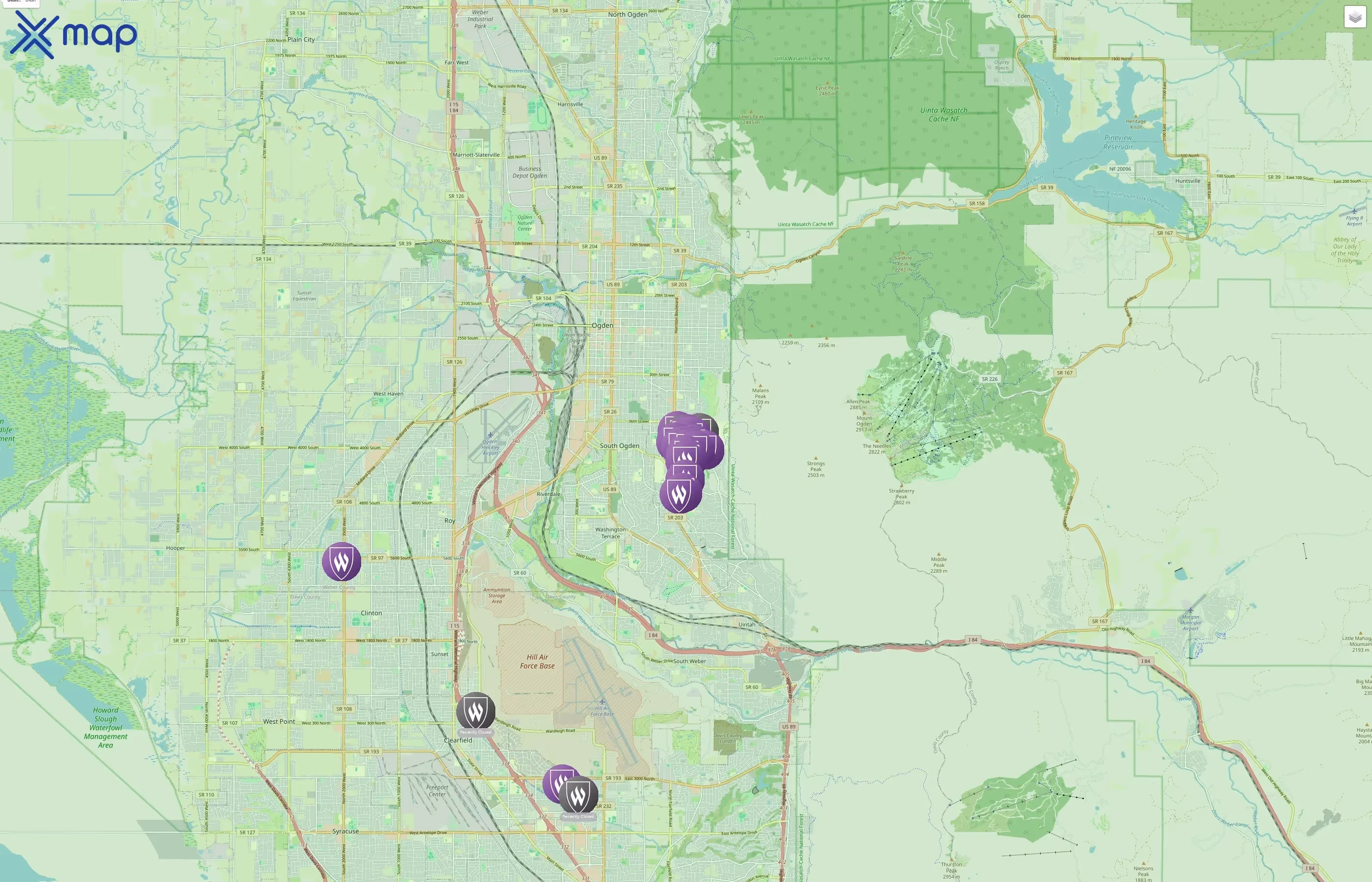 Weber State University traffic data