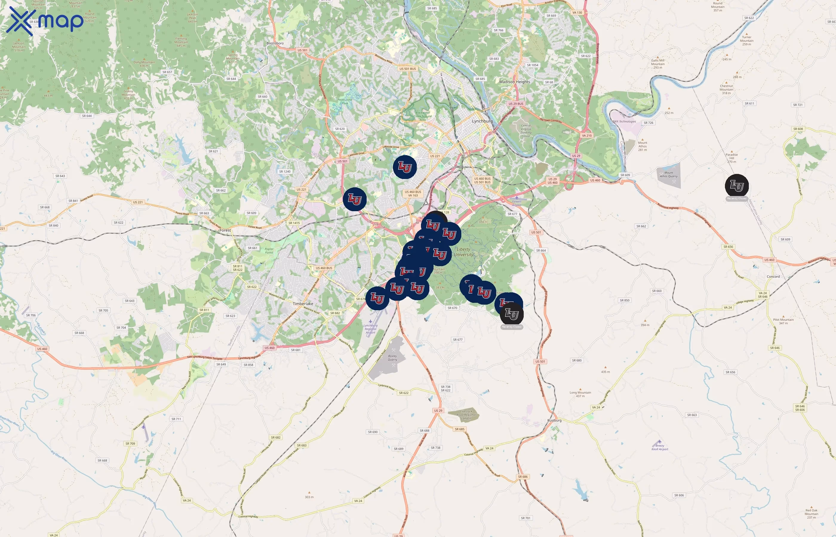 Liberty University area coverage