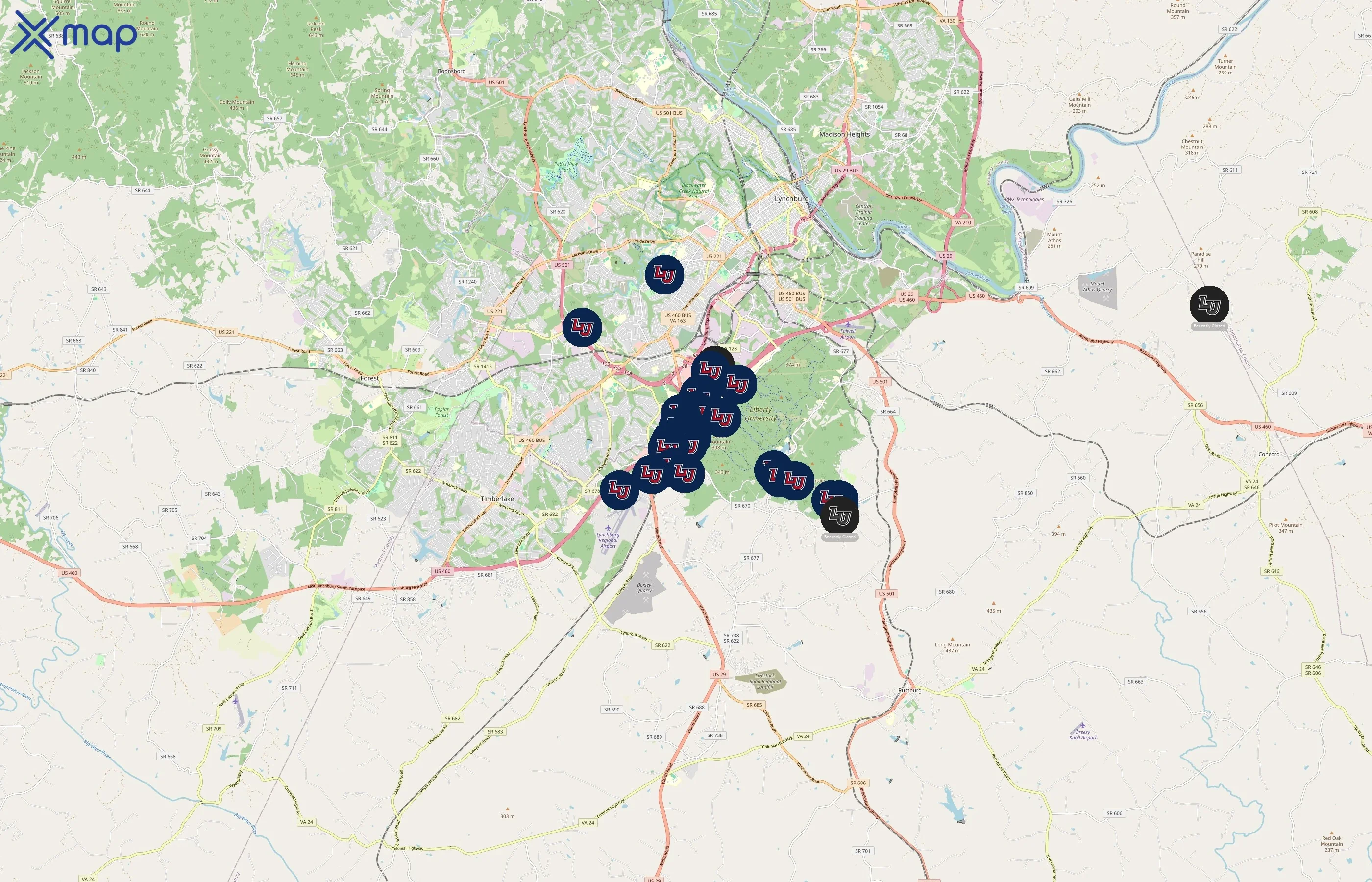 Liberty University area coverage