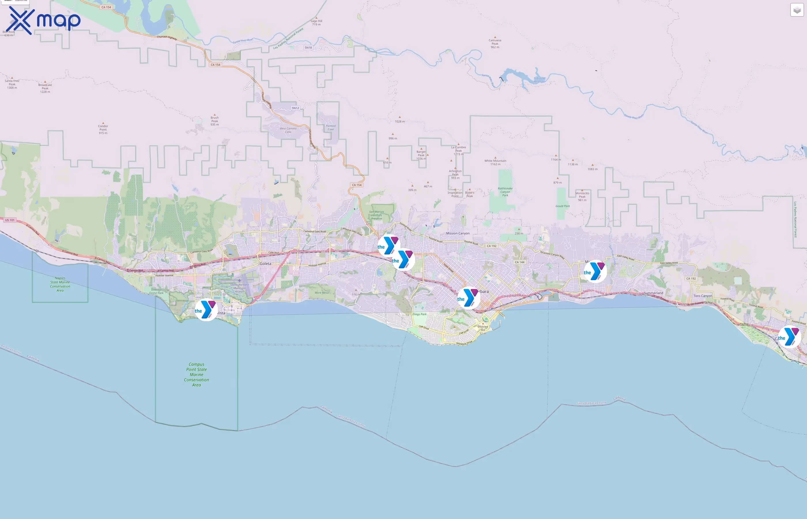 Channel Islands YMCA traffic data