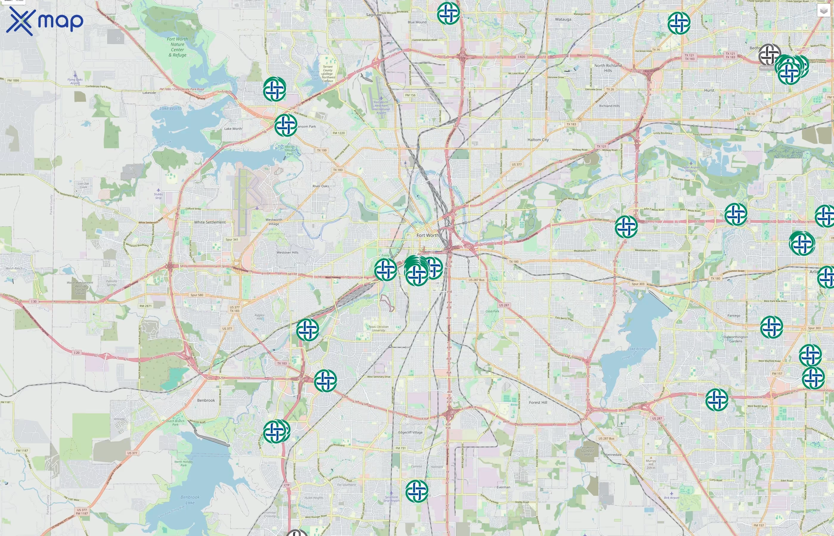Texas Health Resources traffic data