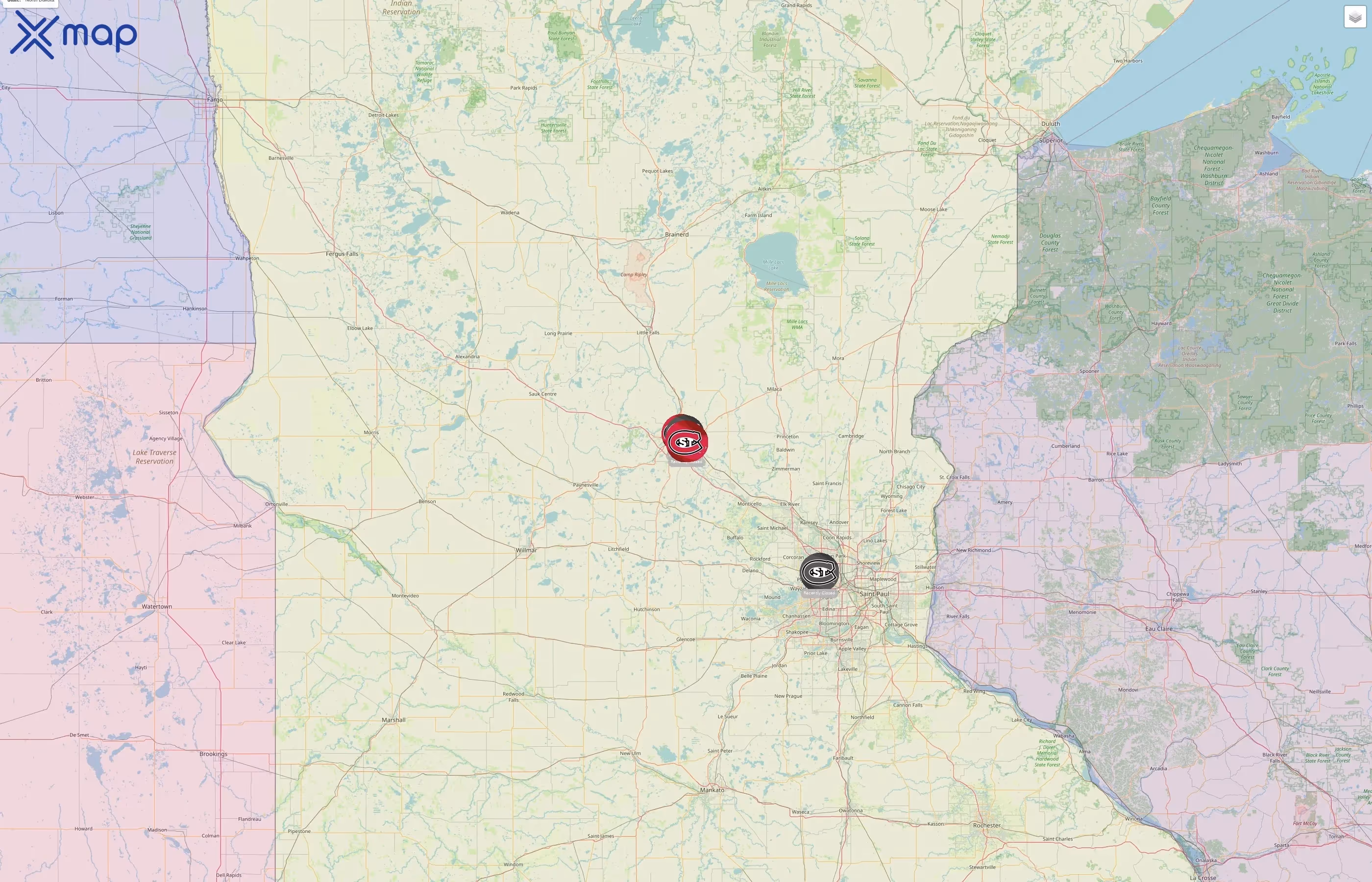 St. Cloud State University street hotspots