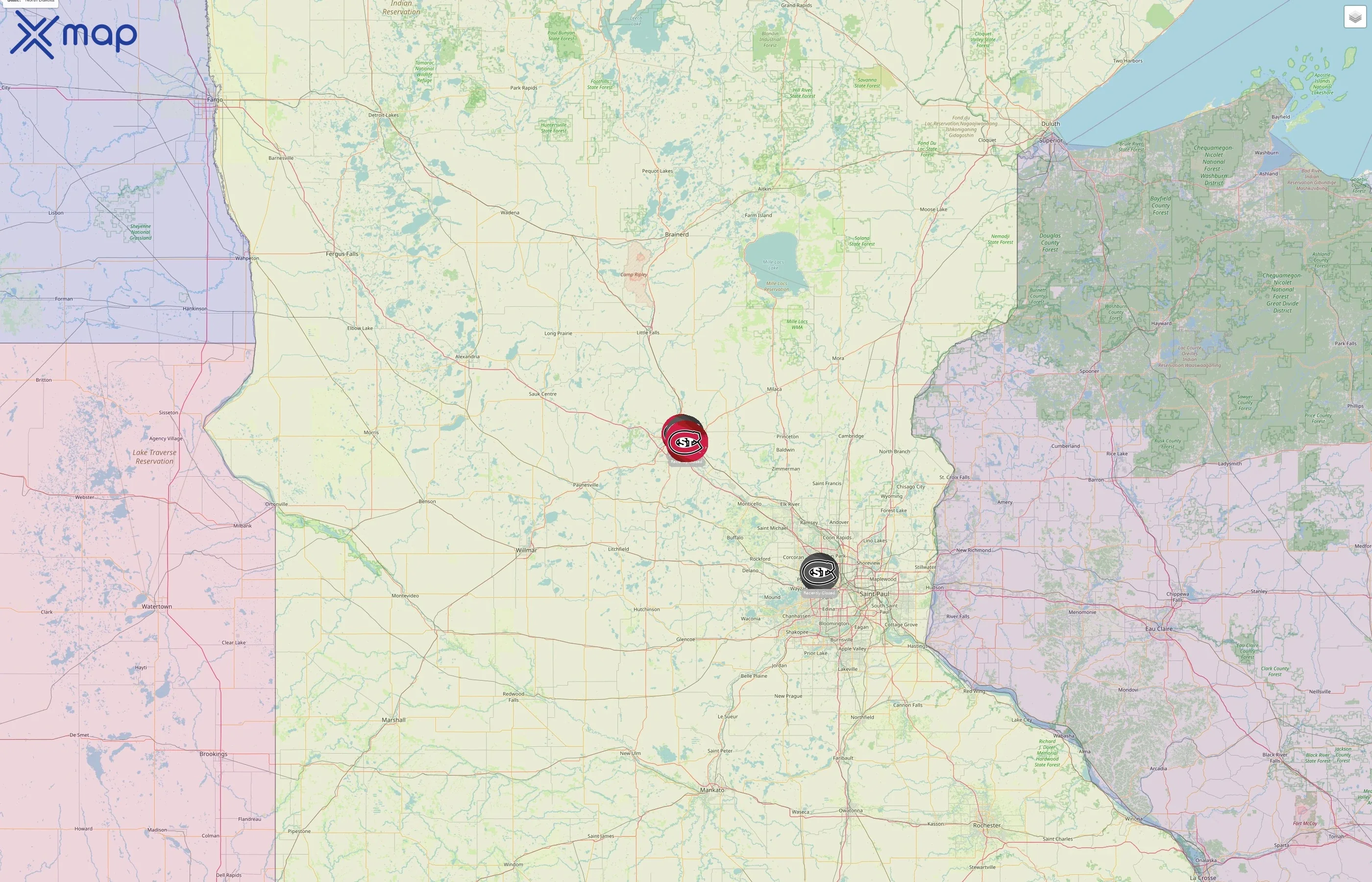 St. Cloud State University street hotspots